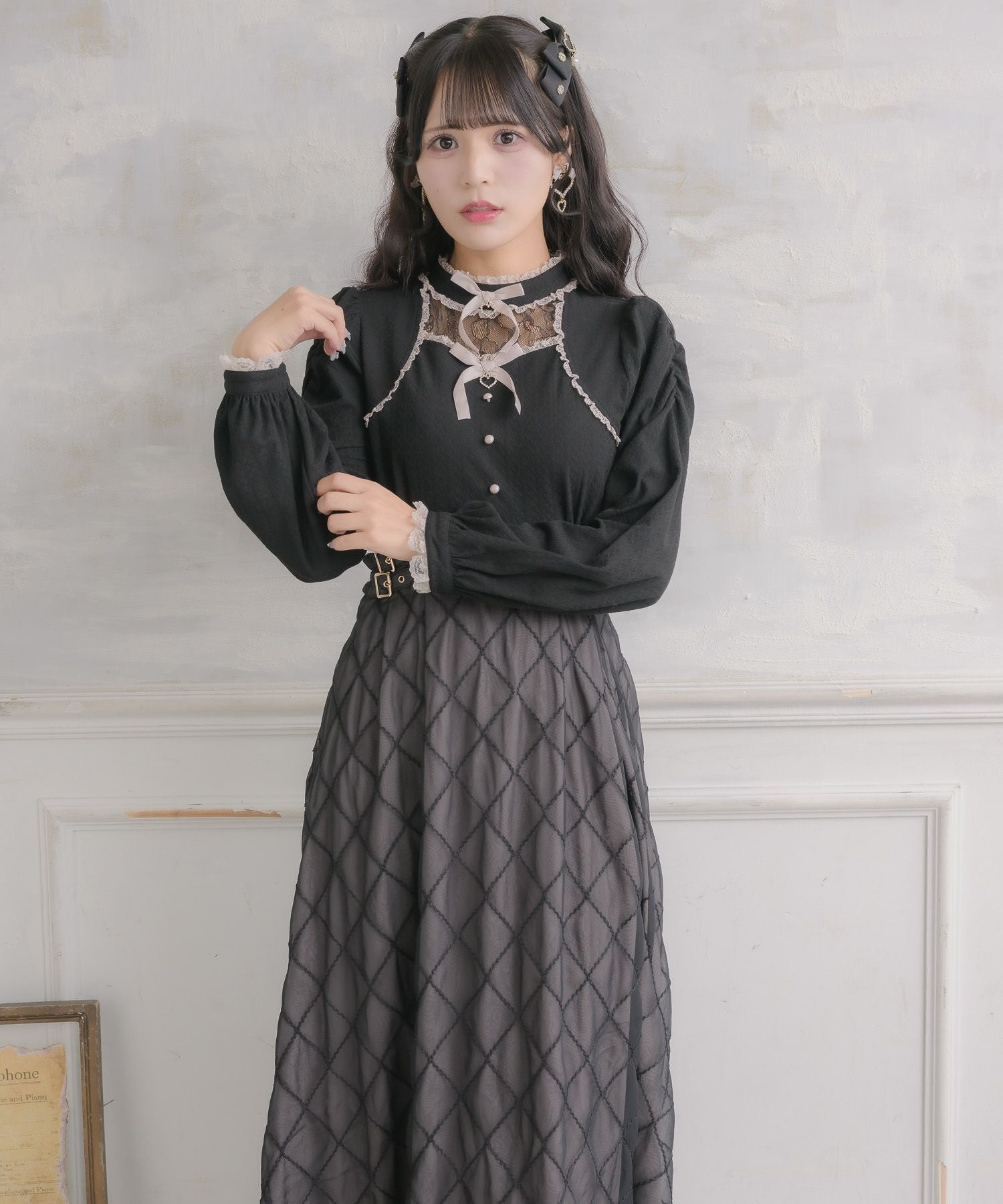 シアーフレアドッキングロングワンピース | Rlab store
