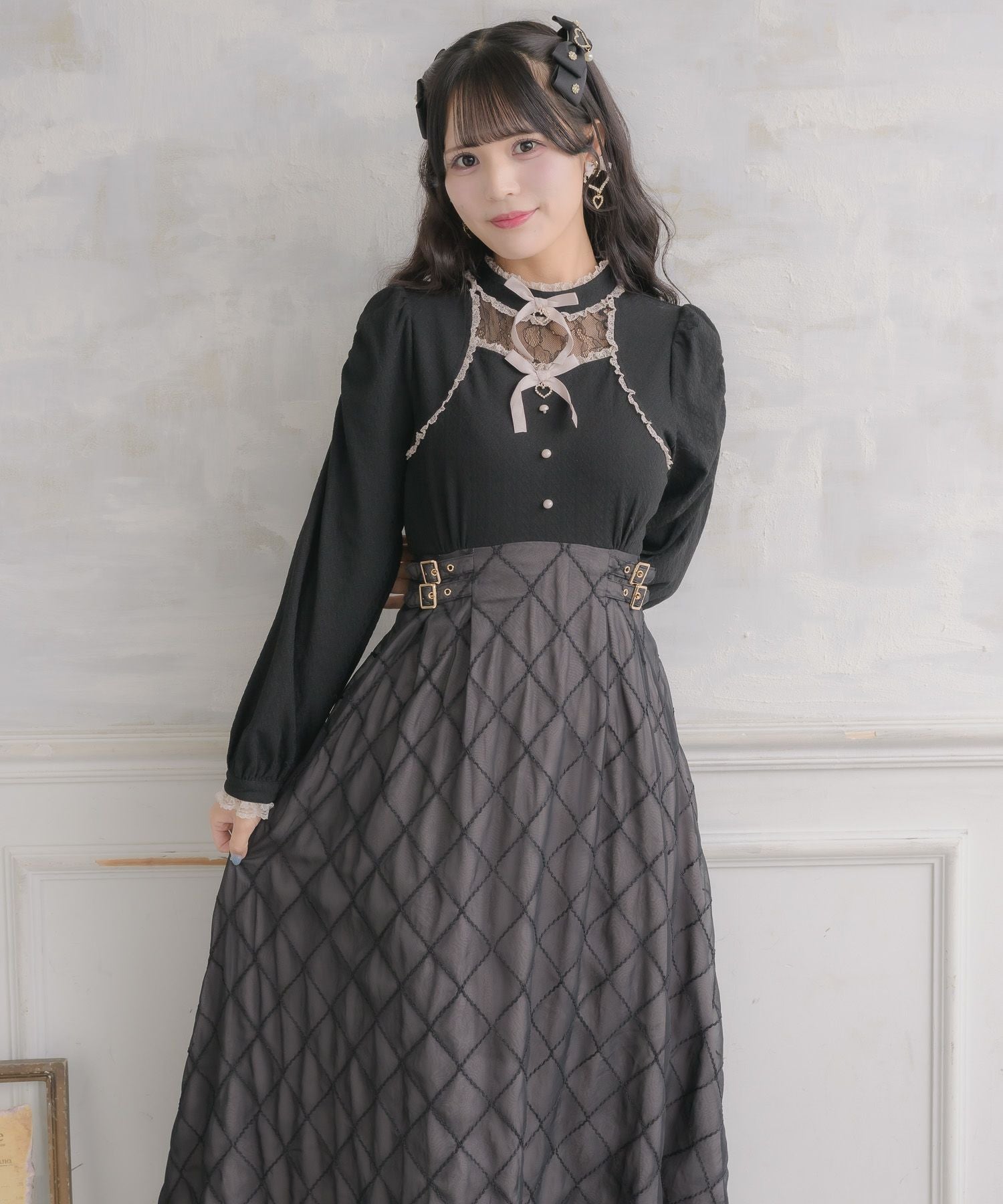 シアーフレアドッキングロングワンピース | Rlab store