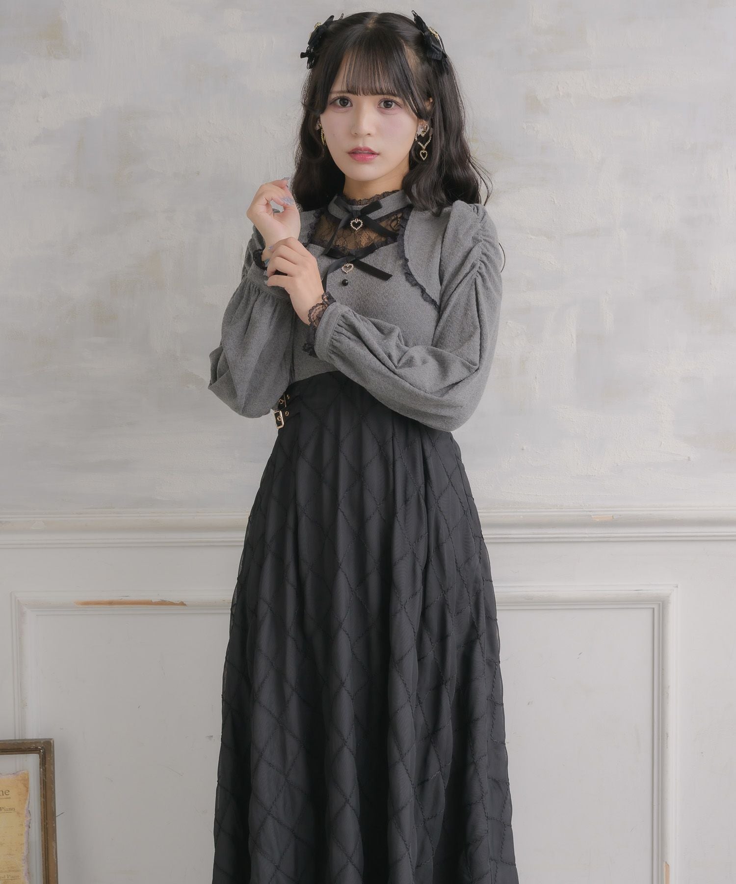 シアーフレアドッキングロングワンピース | Rlab store