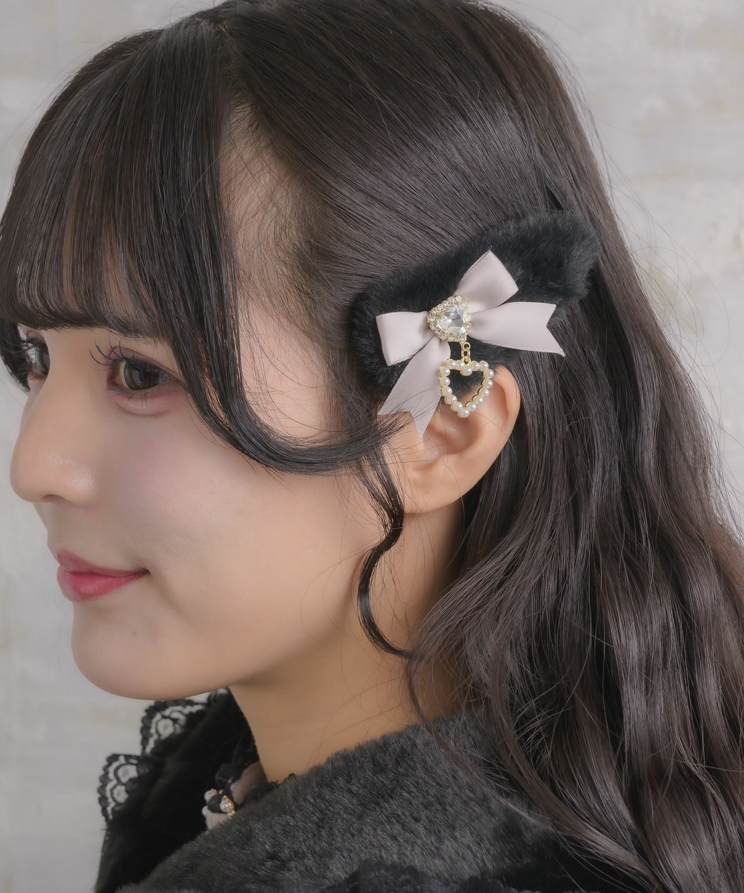 リボン付ファークリップセット | Rlab store