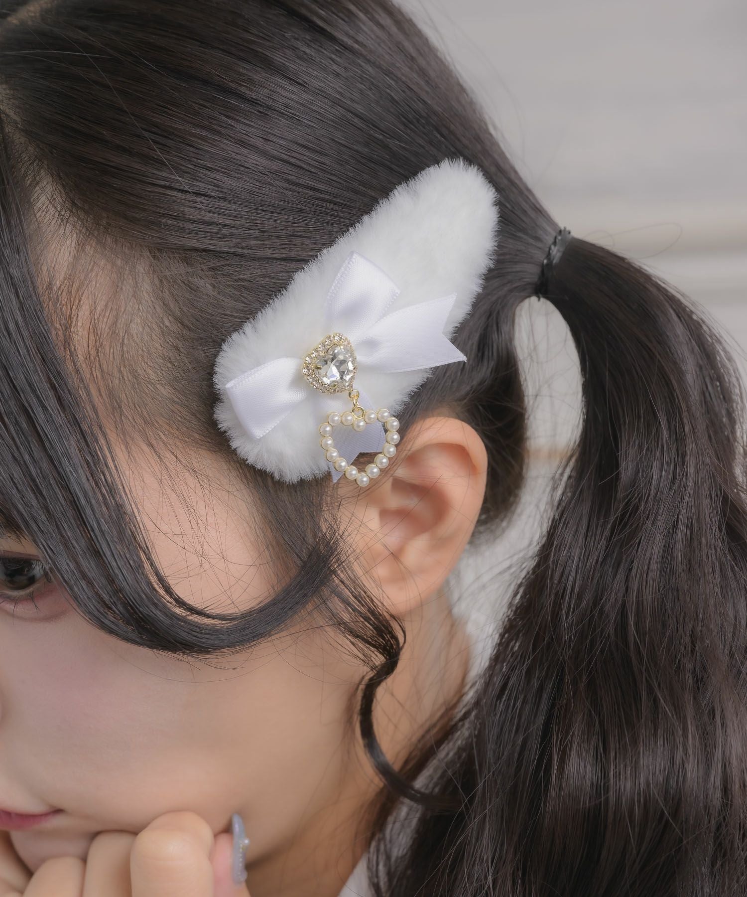 リボン付ファークリップセット | Rlab store