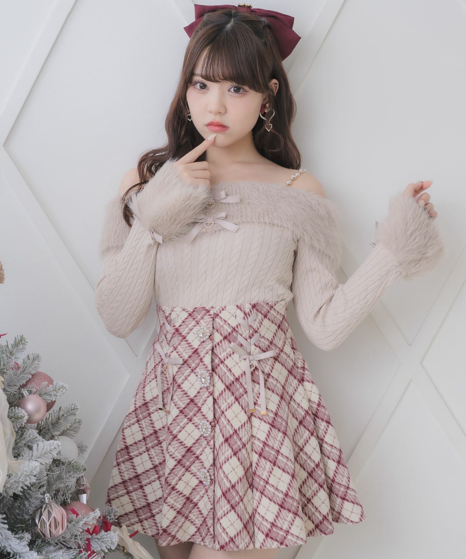 ルーカスママさん専用 シャギーオフショルニットトップス | Rlab store
