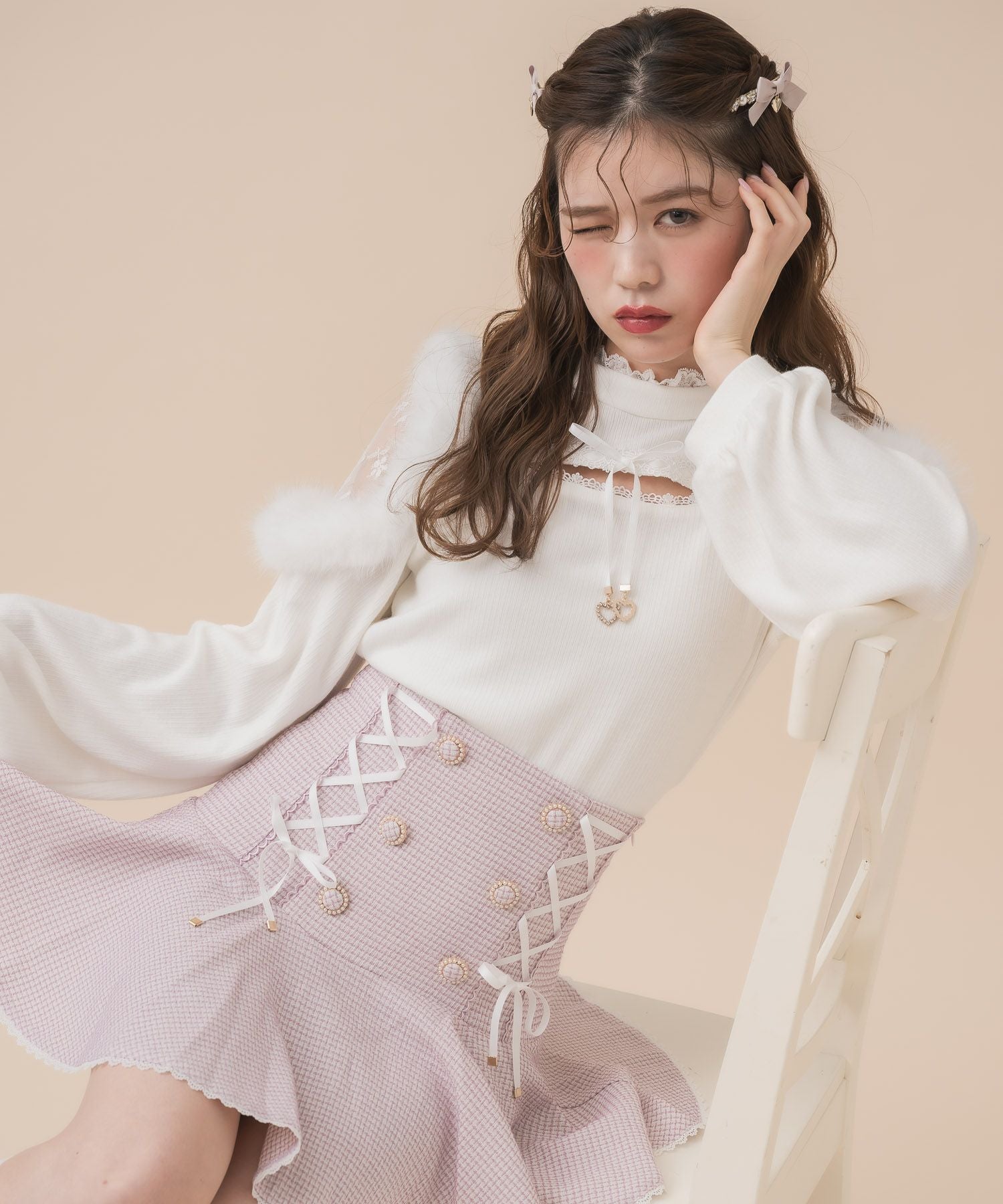 ROJITA ロジータ ファーショルダートップス ファーショルダートップス | Rlab store