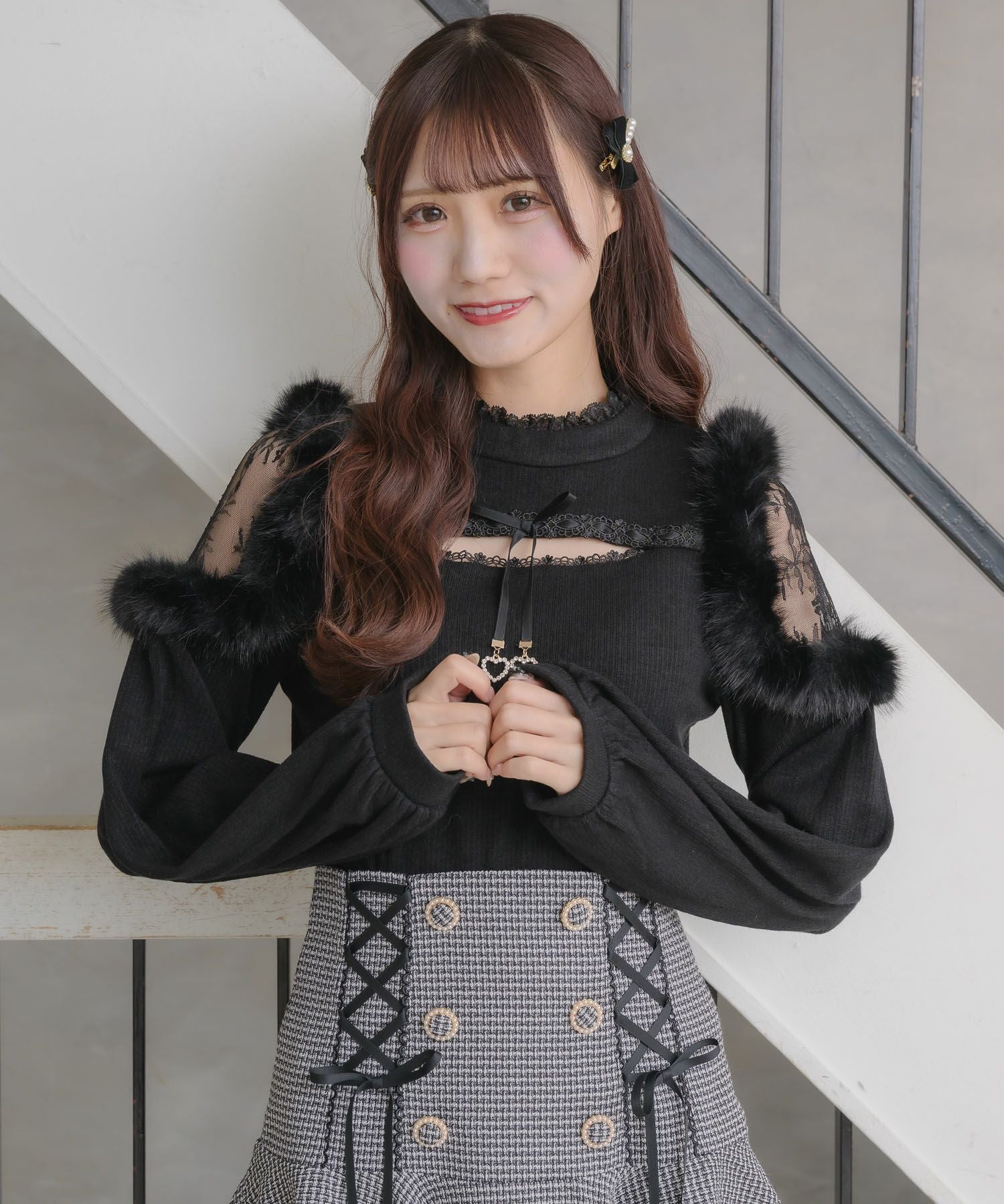 ファーショルダートップス | Rlab store