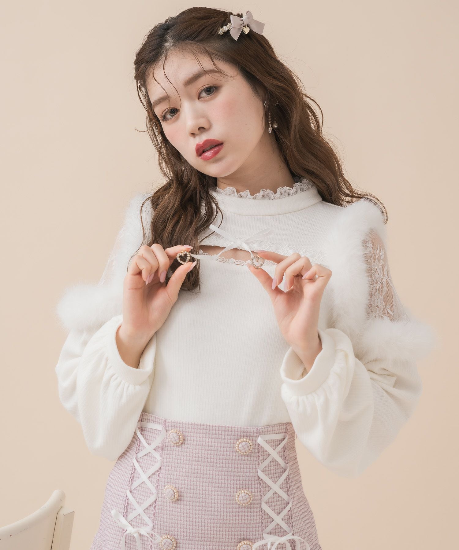 ROJITA ロジータ ファーショルダートップス ファーショルダートップス | Rlab store