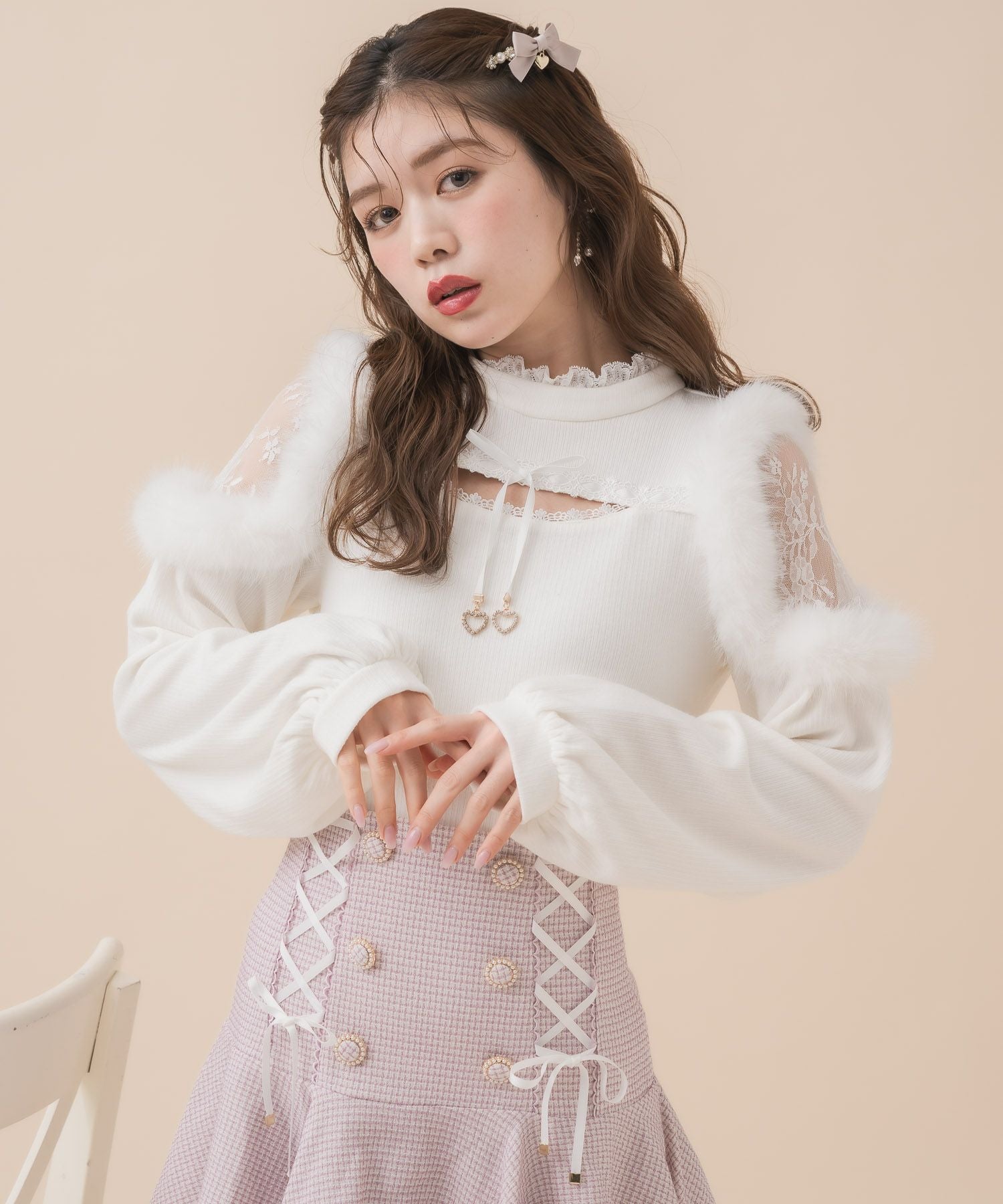 ファーショルダートップス | Rlab store ファーショルダートップス | Rlab store