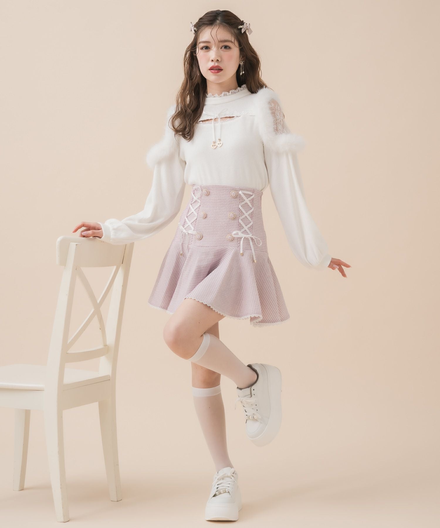 ファーショルダートップス | Rlab store