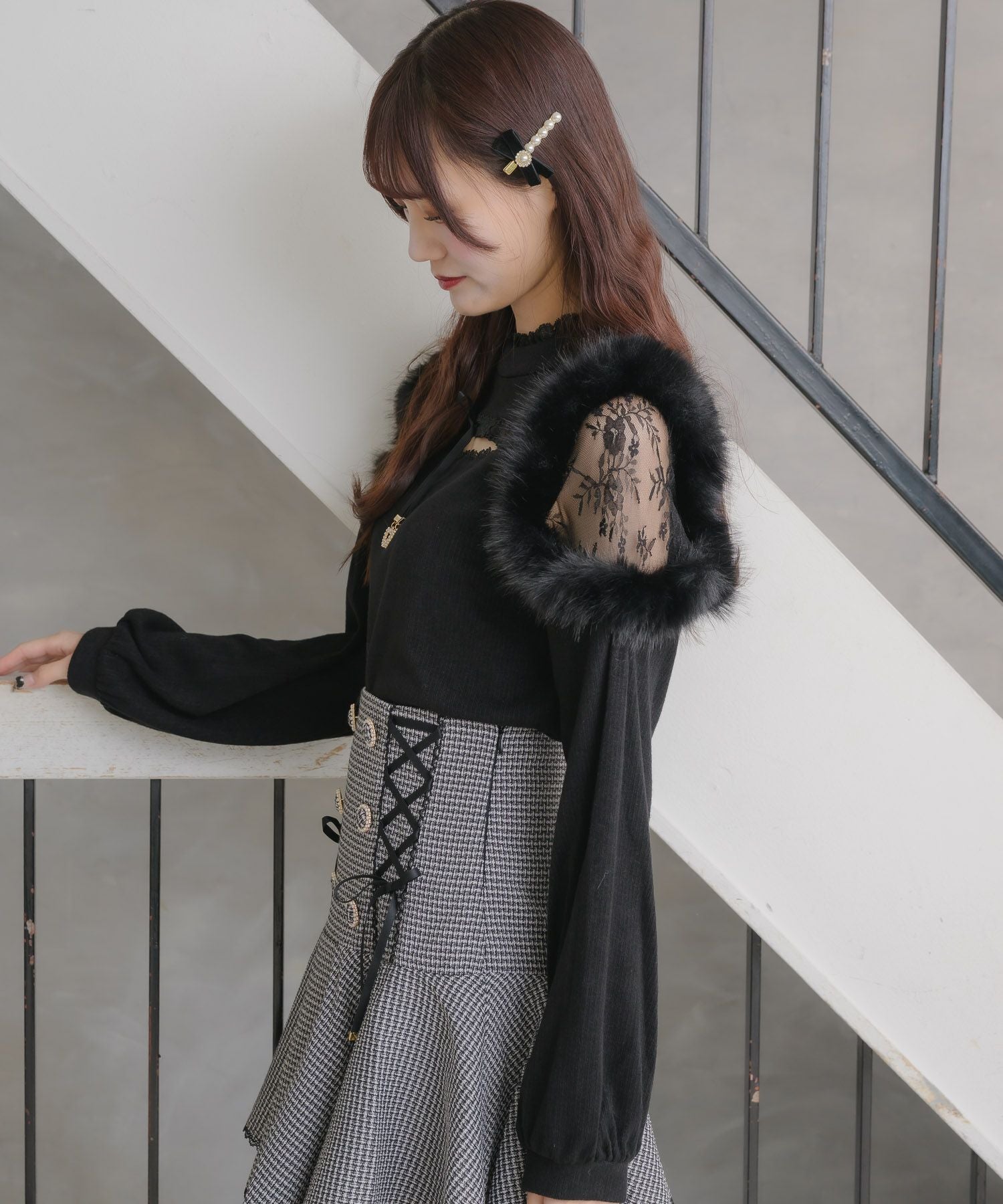 ファーショルダートップス | Rlab store