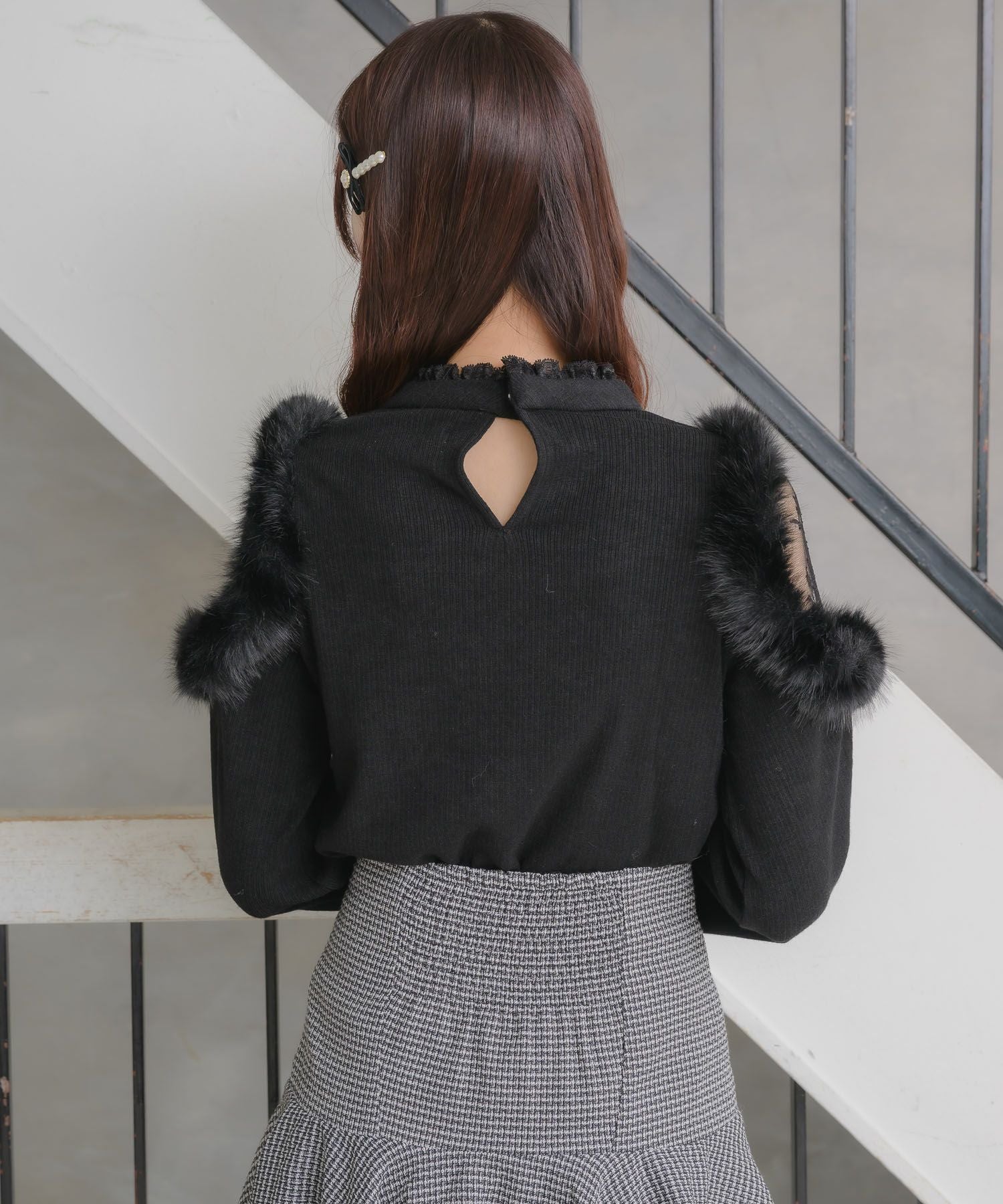 ファーショルダートップス | Rlab store