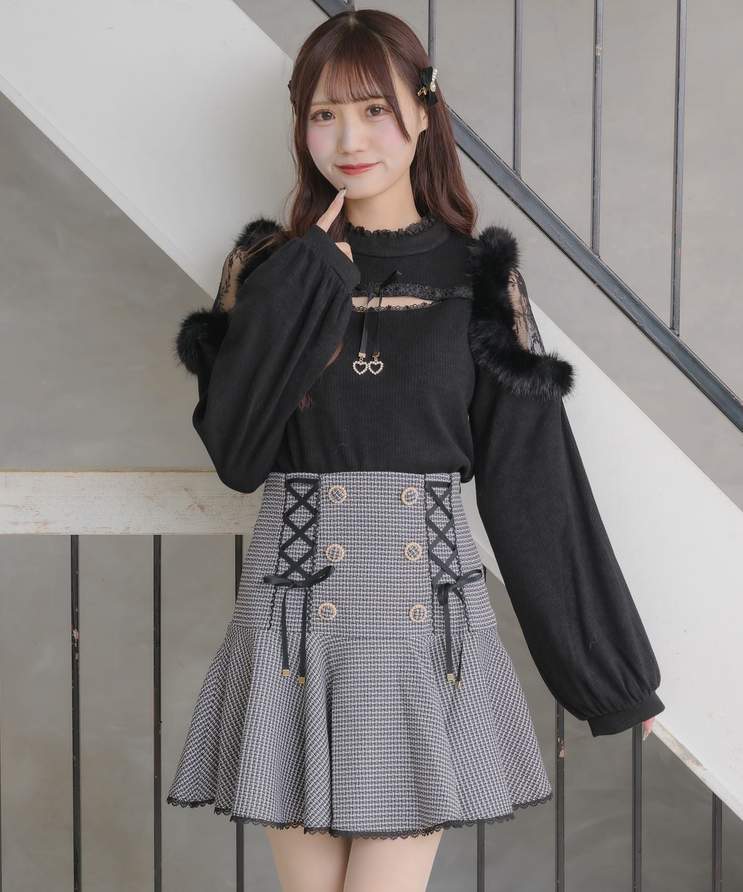 ファーショルダートップス | Rlab store