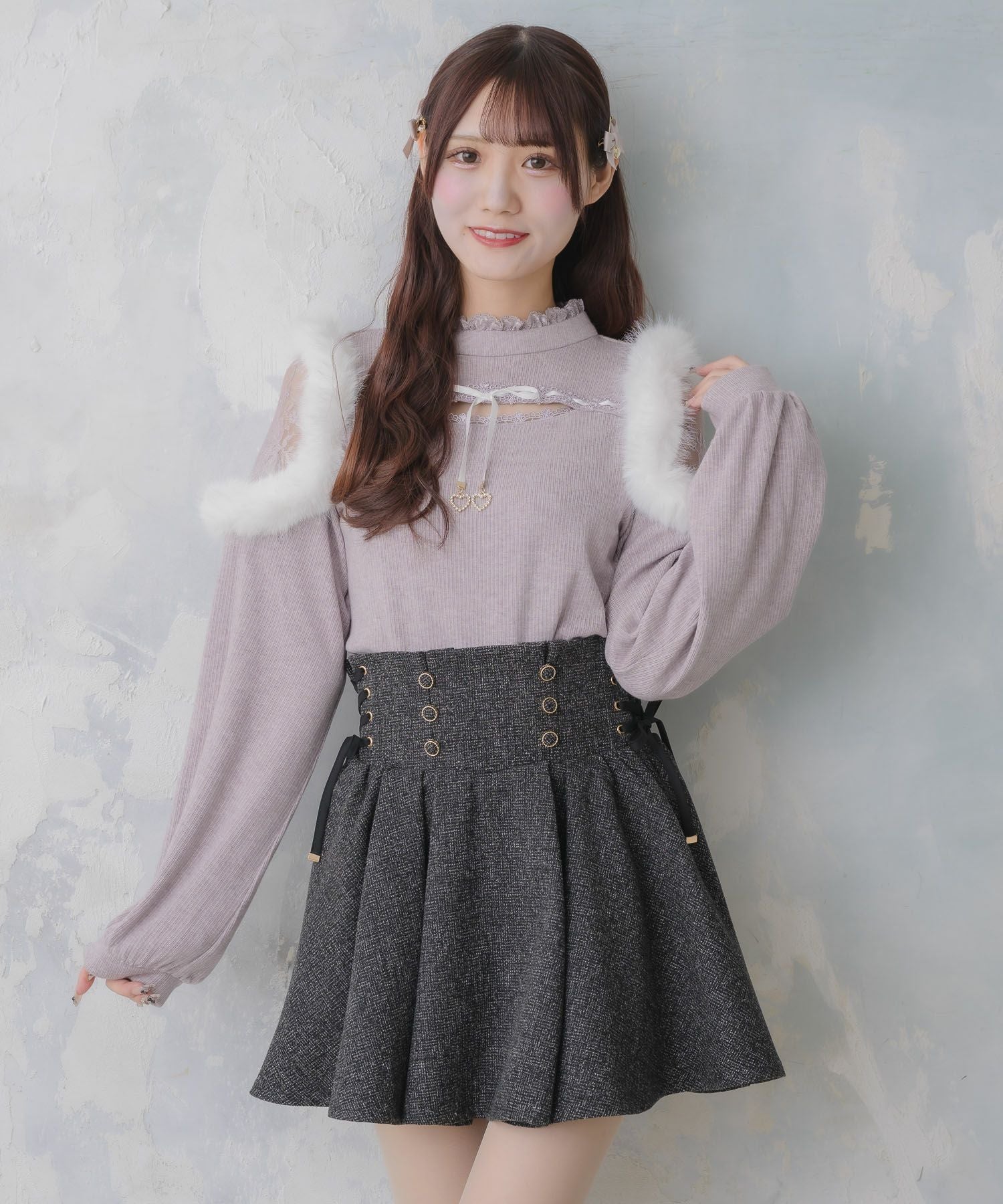 ファーショルダートップス | Rlab store