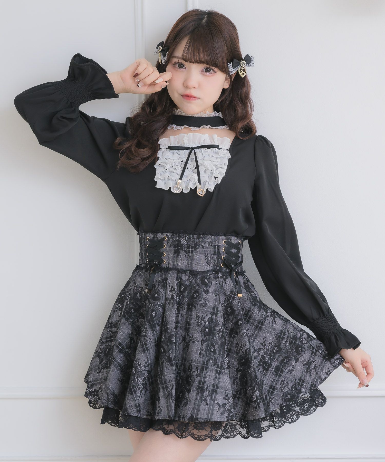 メイドライクフリルトップス | Rlab store