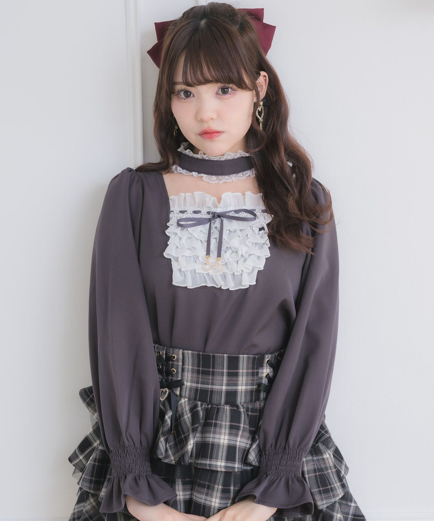 メイドライクフリルトップス | Rlab store
