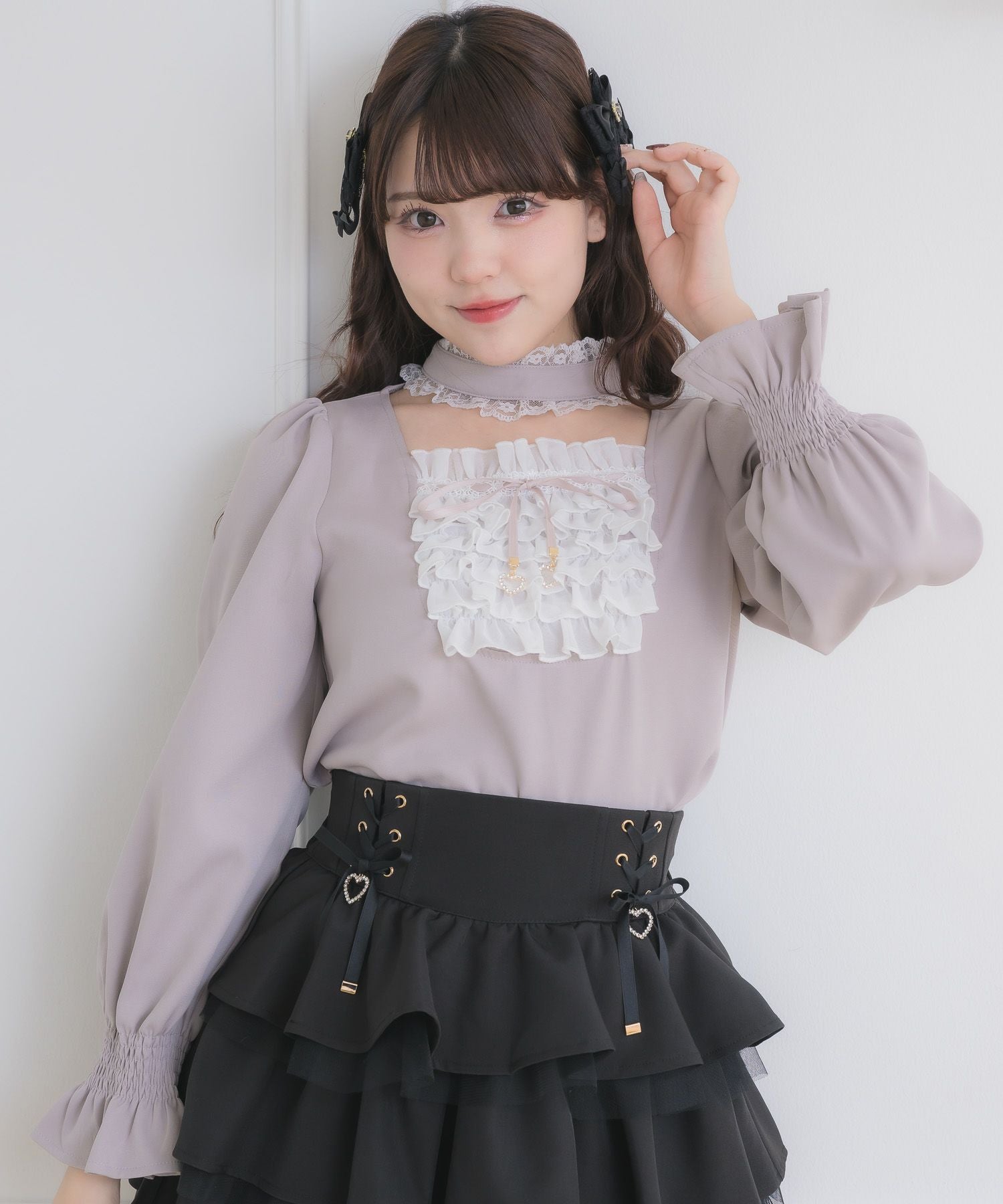 メイドライクフリルトップス | Rlab store