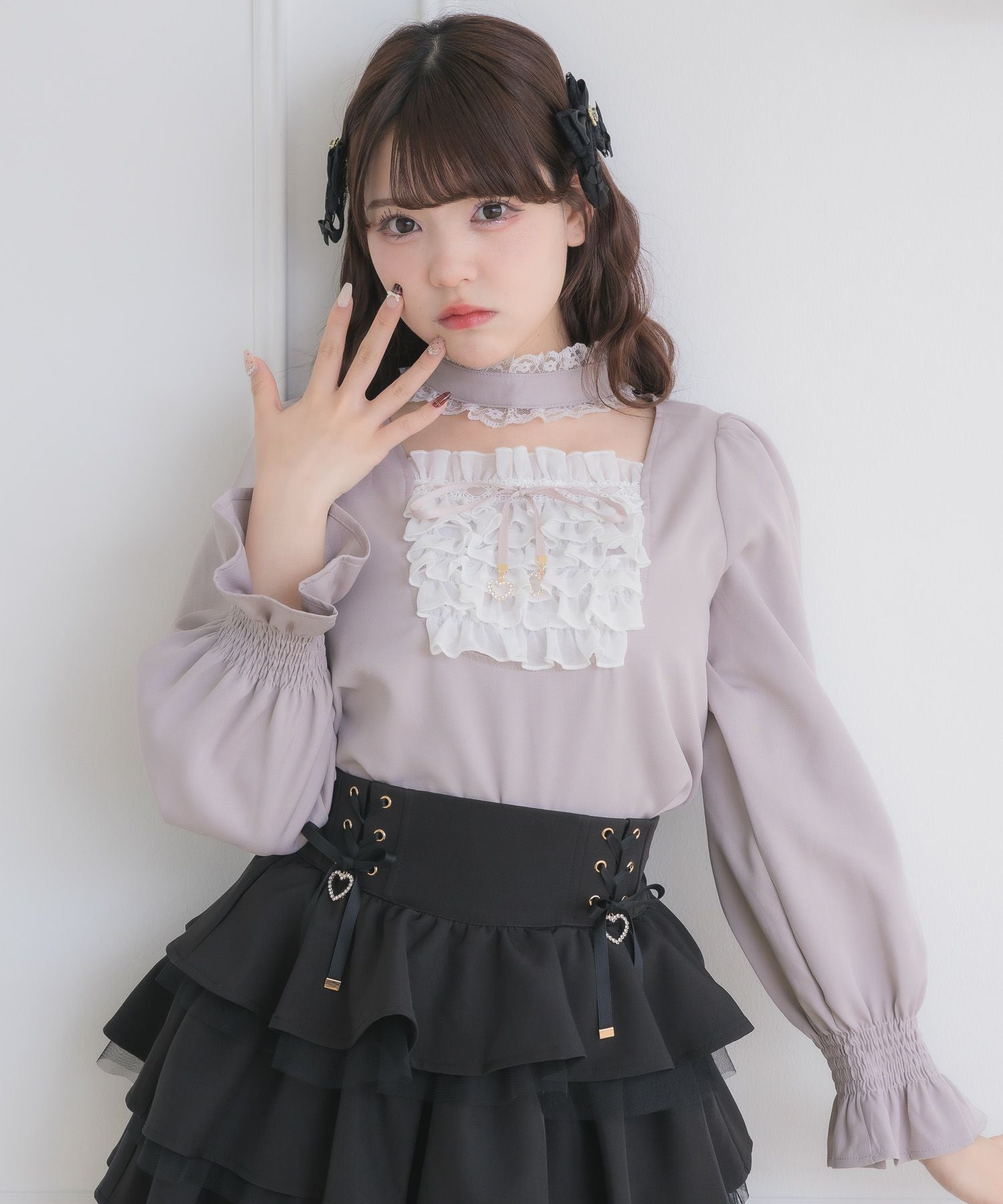 メイドライクフリルトップス | Rlab store