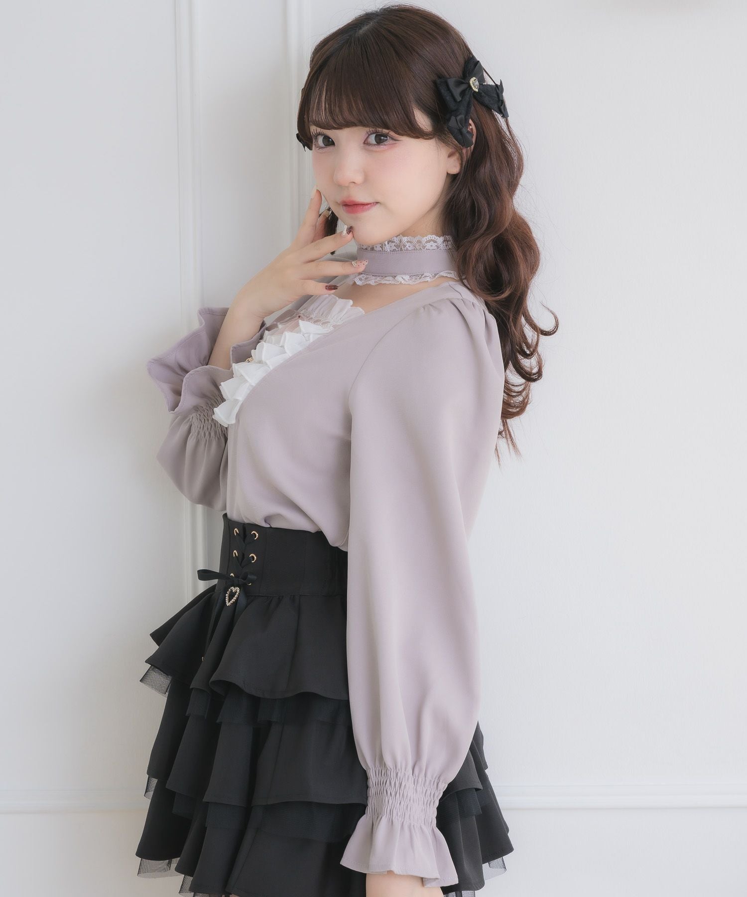 メイドライクフリルトップス | Rlab store