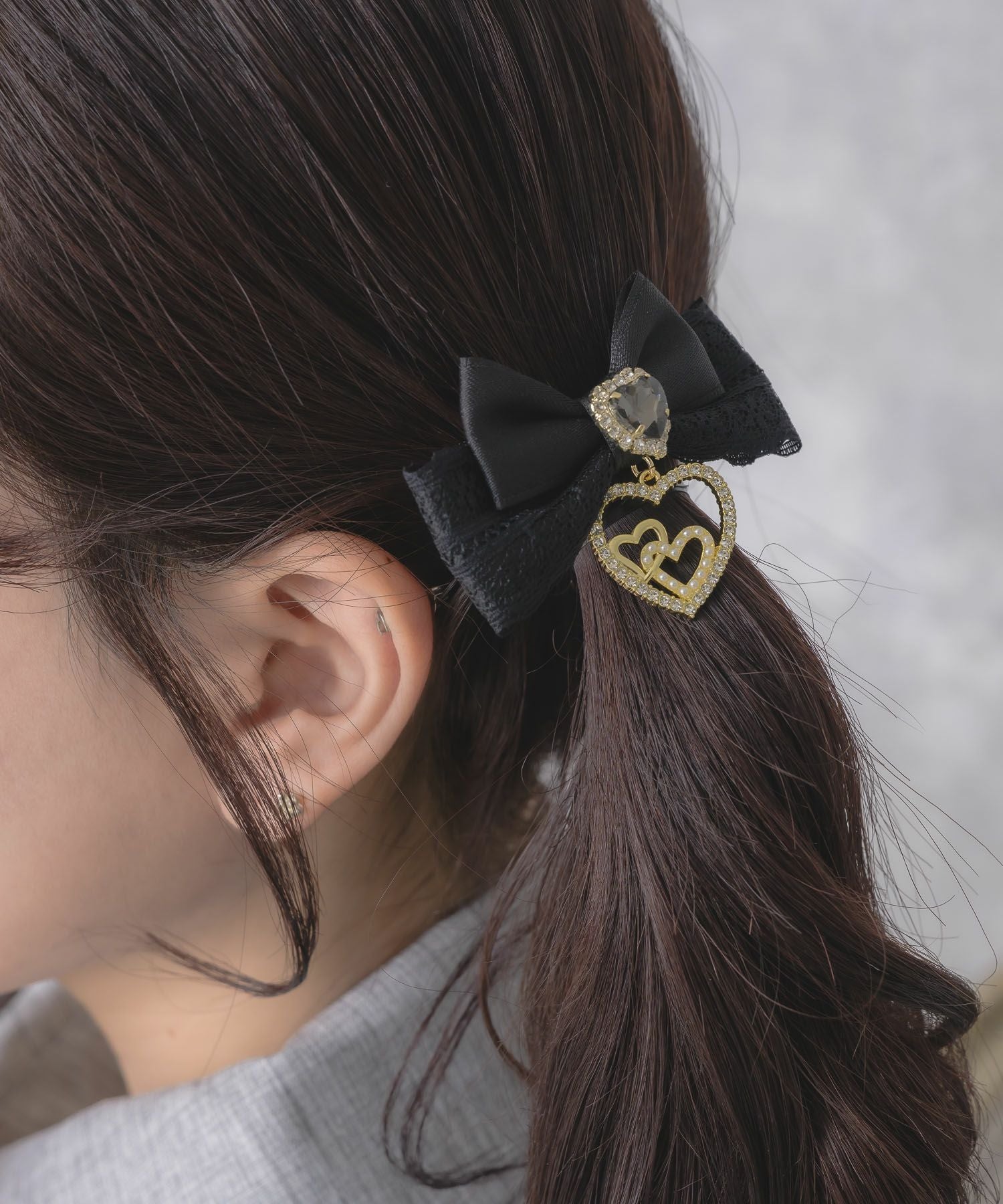 ジュエルハートリボンクリップセット | Rlab store