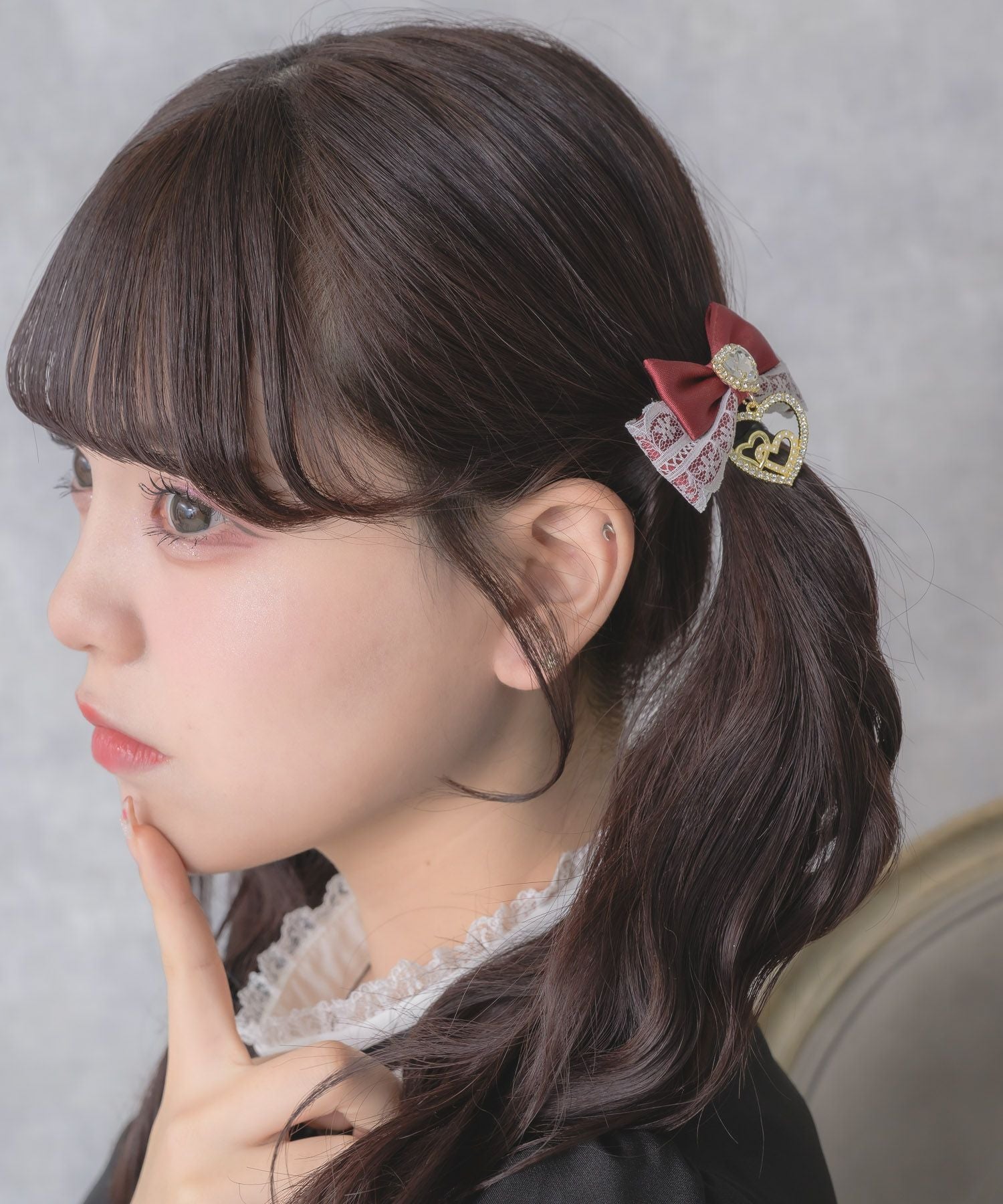ジュエルハートリボンクリップセット | Rlab store