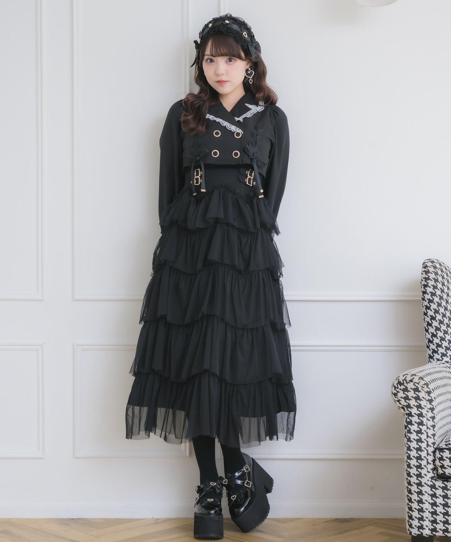 クロスベルトリボン厚底シューズ | Rlab store