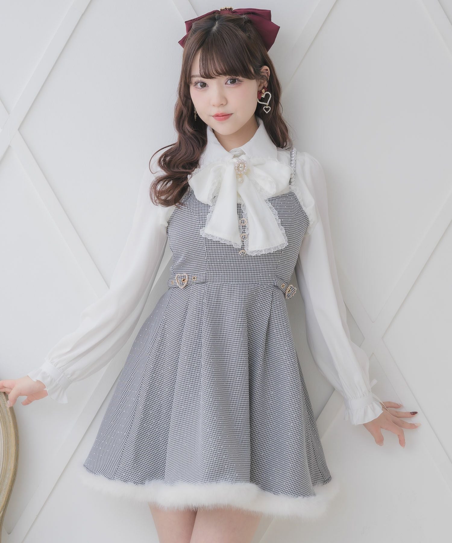 ファー付きキャミワンピース | Rlab store