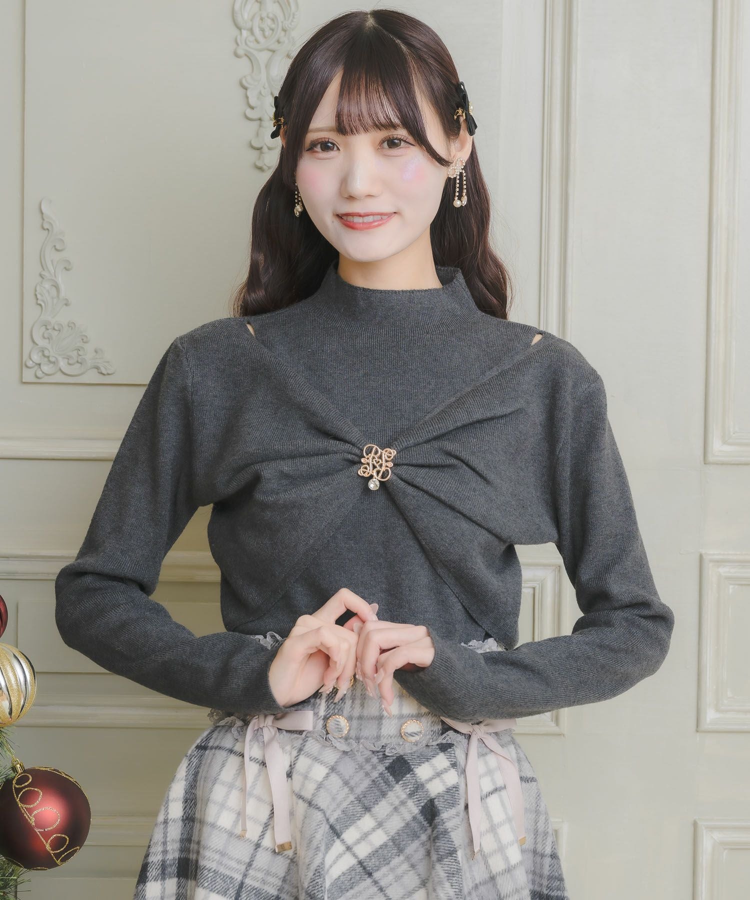 ブローチリボンニット | Rlab store