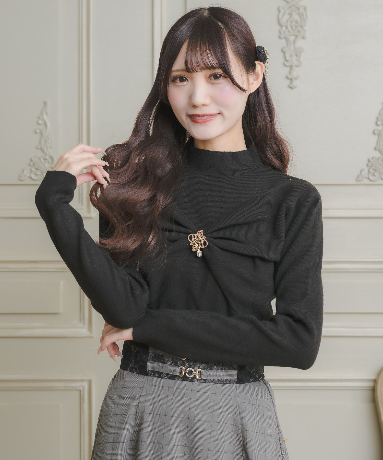 ブローチリボンニット | Rlab store