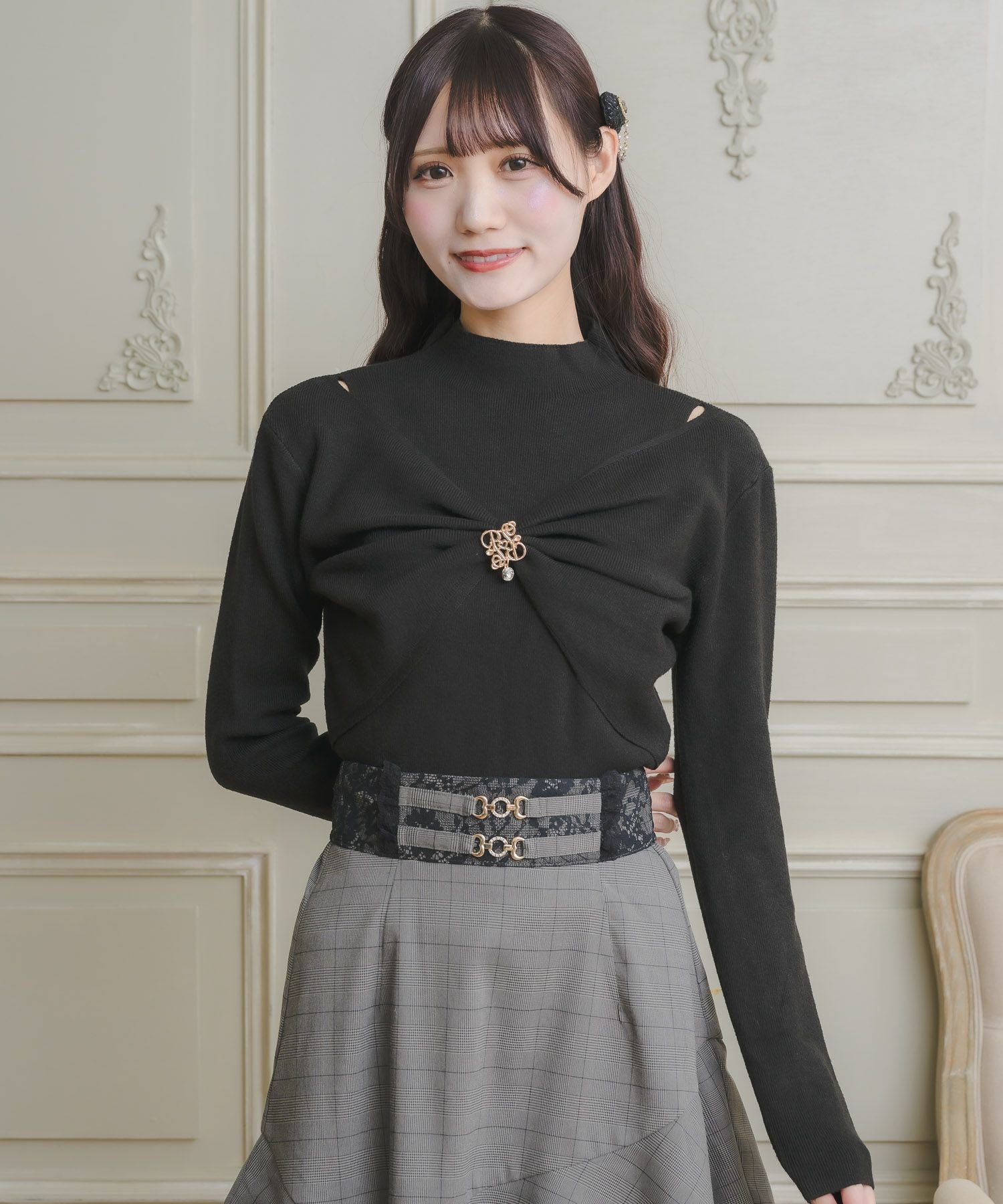 ブローチリボンニット | Rlab store
