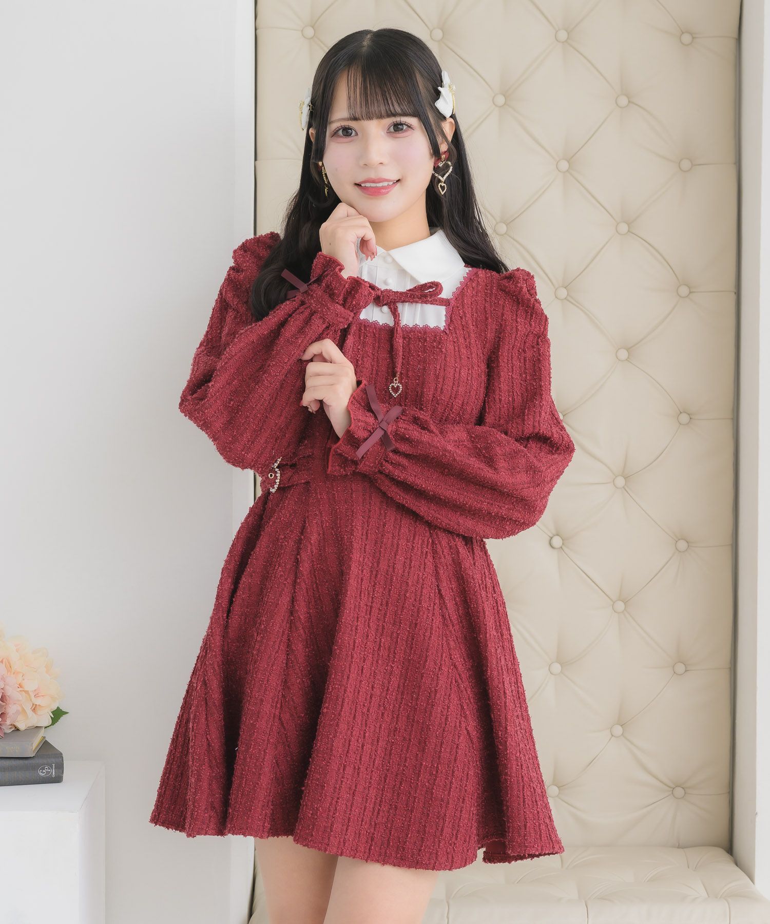 レイヤードラメツイードワンピース | Rlab store