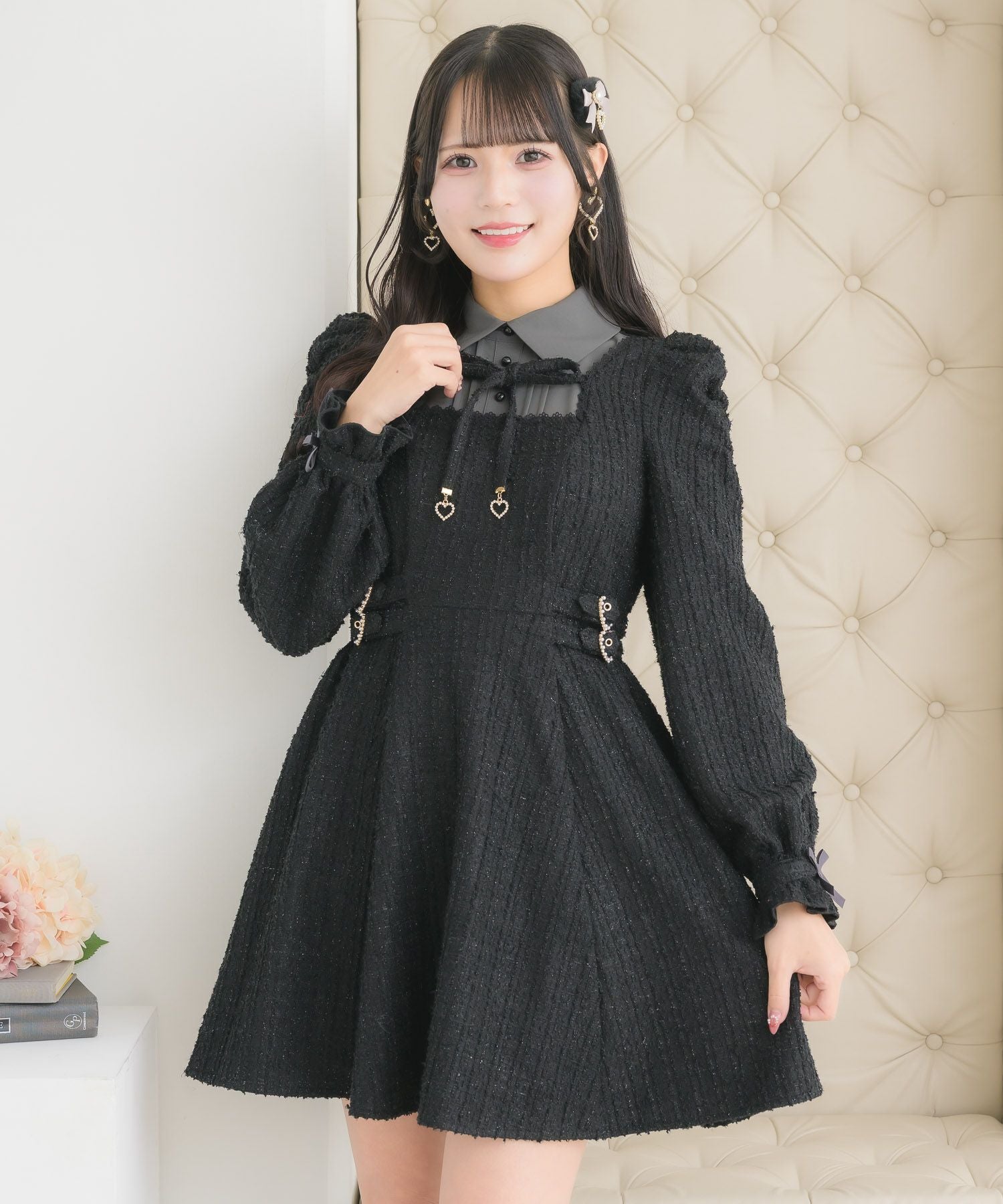 レイヤードラメツイードワンピース | Rlab store
