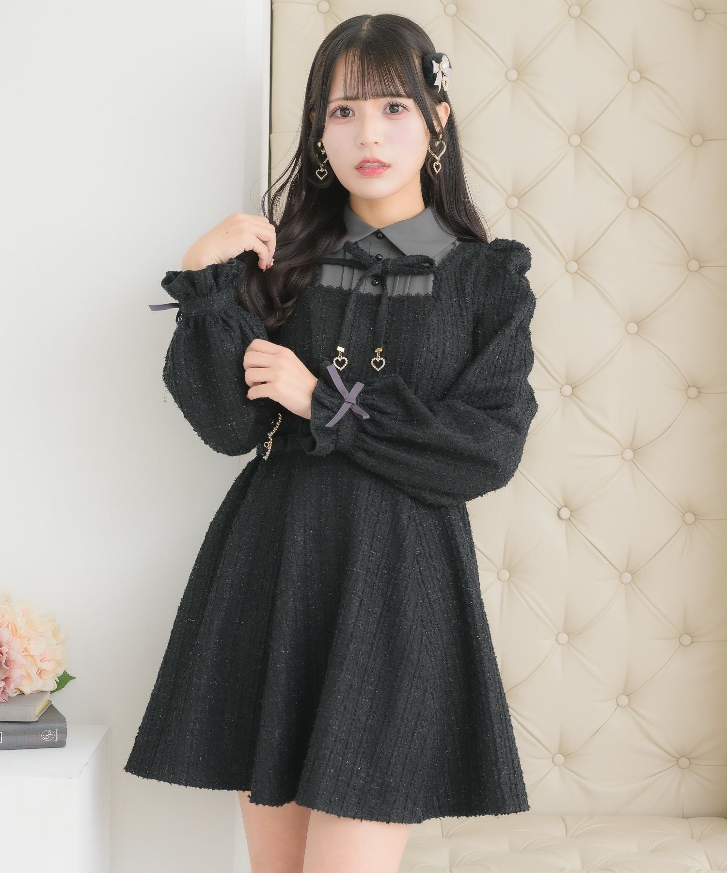 レイヤードラメツイードワンピース | Rlab store