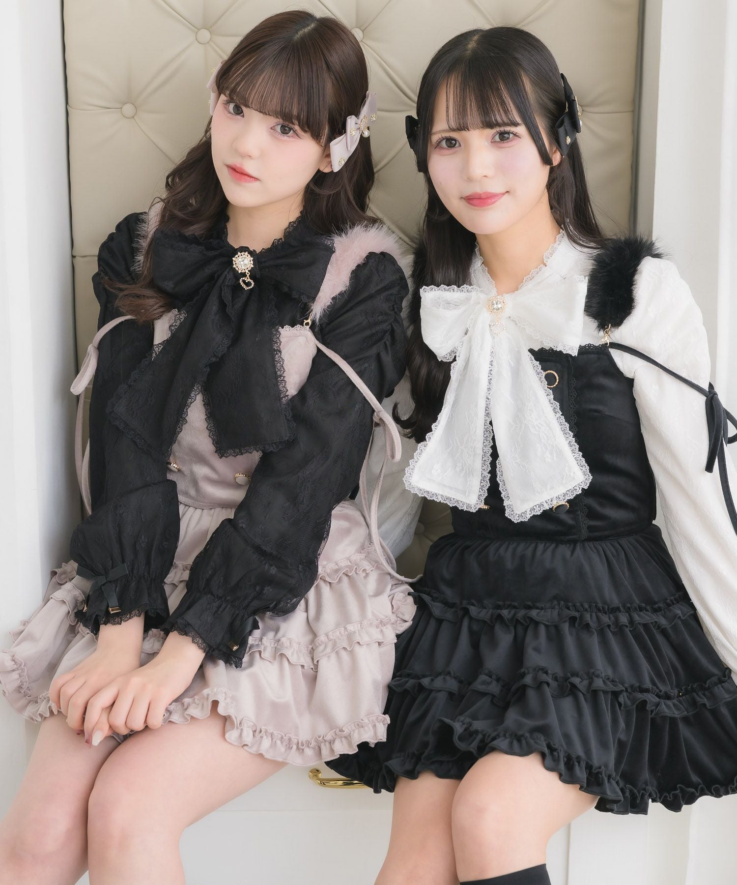 ベロアビスチェ＋スカートセットアップ | Rlab store