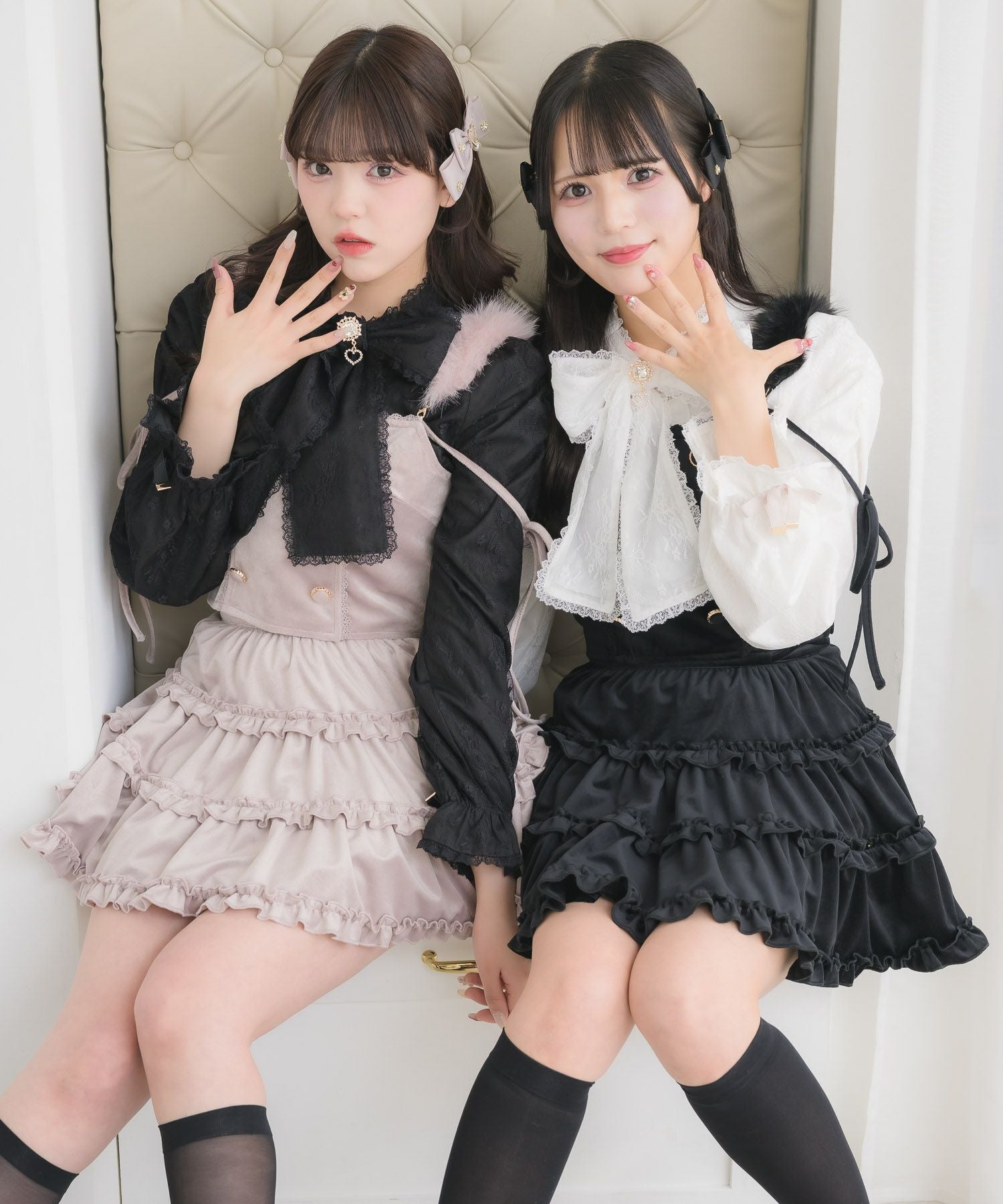 ベロアビスチェ＋スカートセットアップ | Rlab store