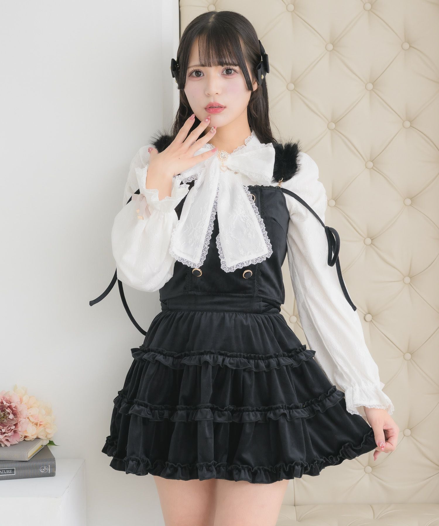 ベロアビスチェ＋スカートセットアップ | Rlab store