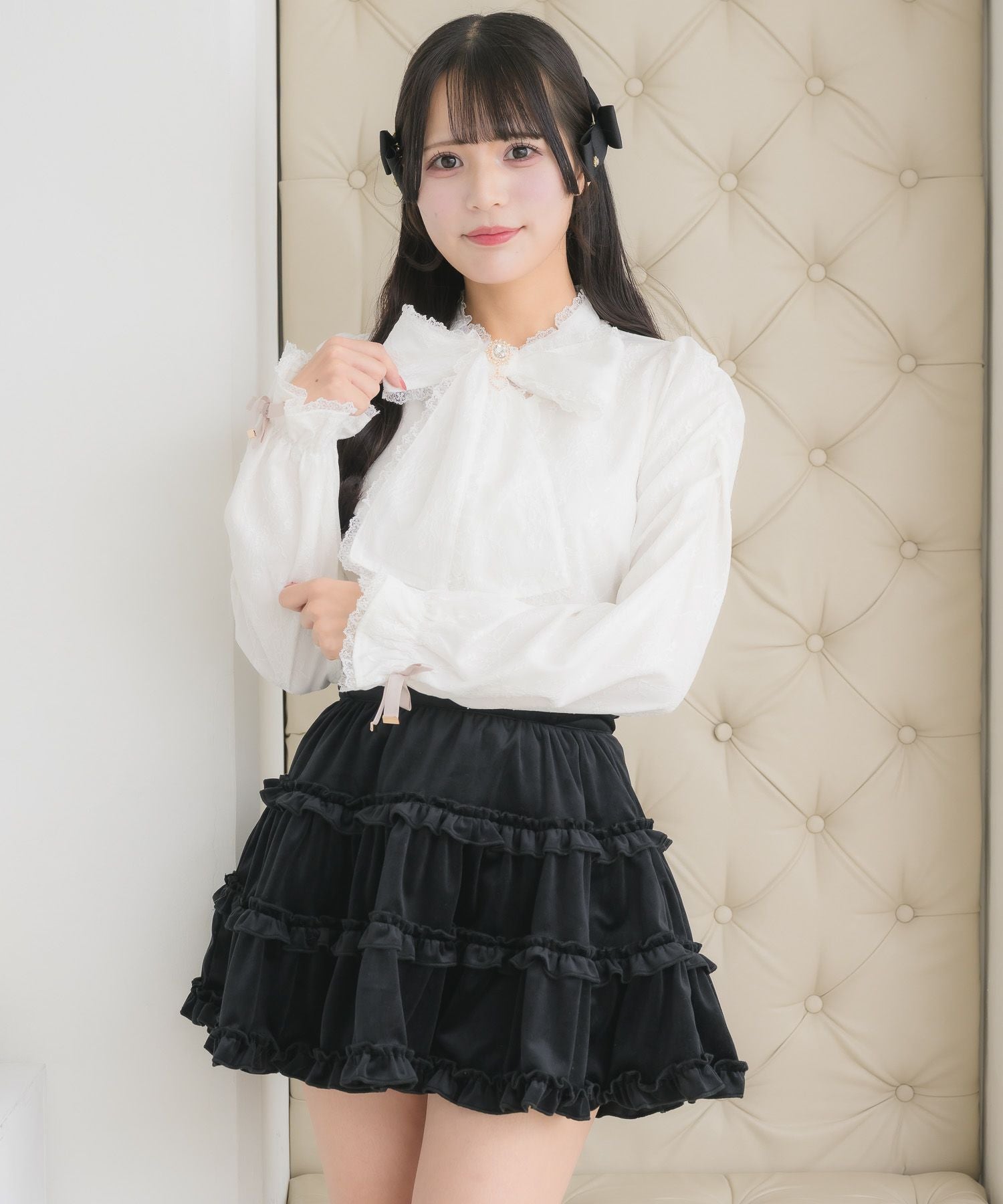 ベロアビスチェ＋スカートセットアップ | Rlab store