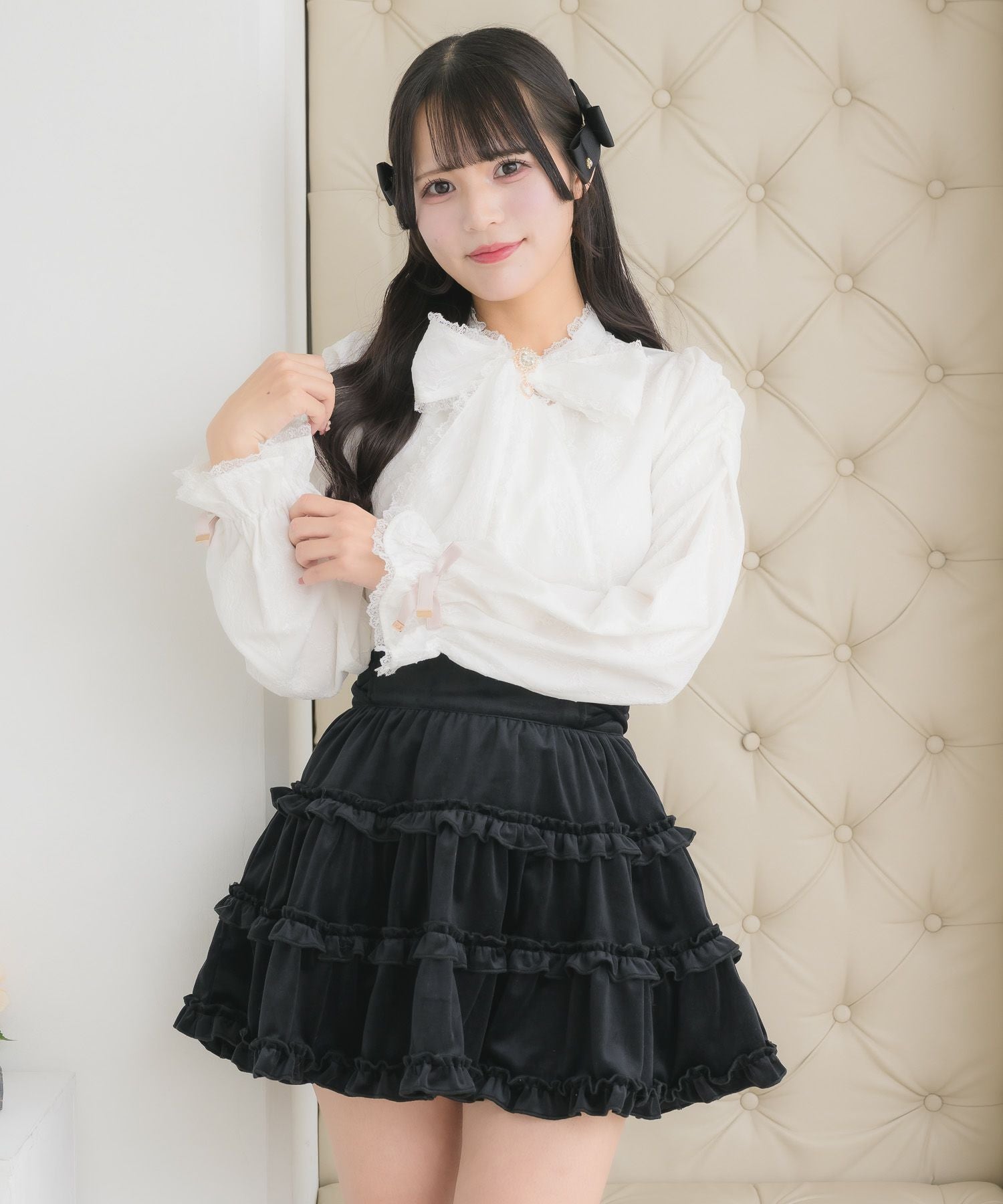 ベロアビスチェ＋スカートセットアップ | Rlab store