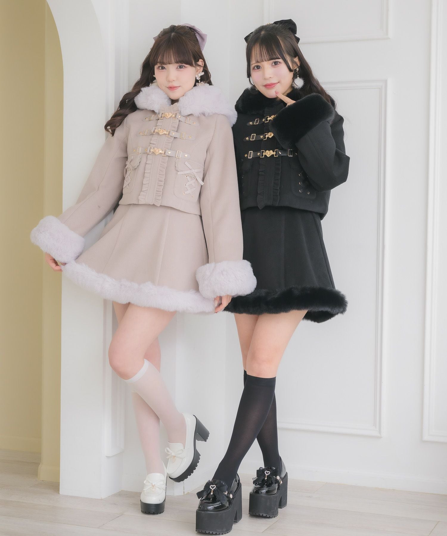 裾ファースカート | Rlab store