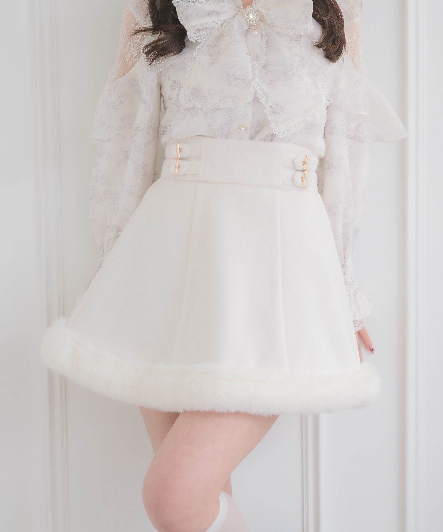 裾ファースカート | Rlab store