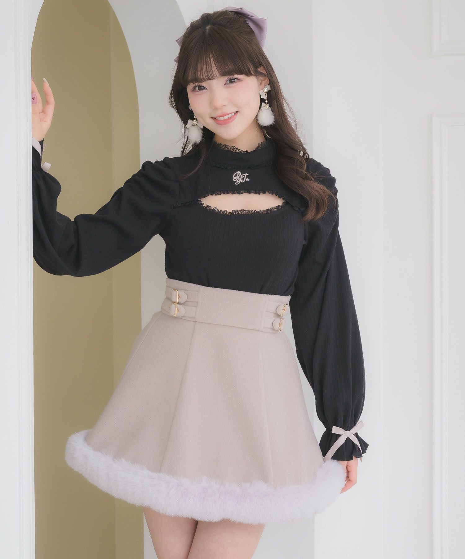 裾ファースカート | Rlab store