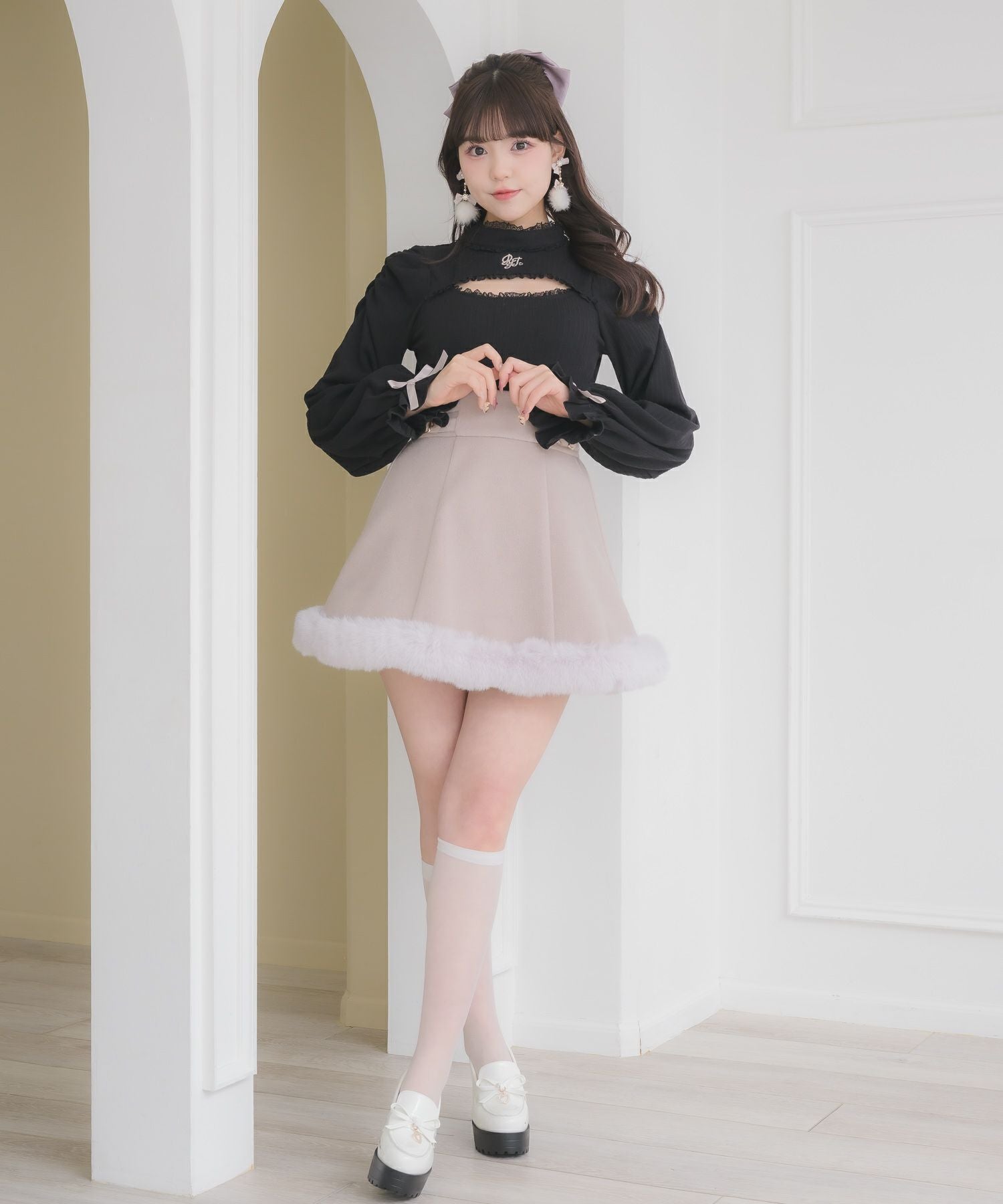 裾ファースカート | Rlab store