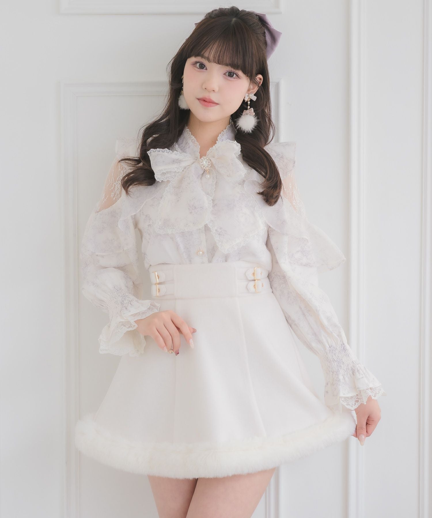 裾ファースカート | Rlab store