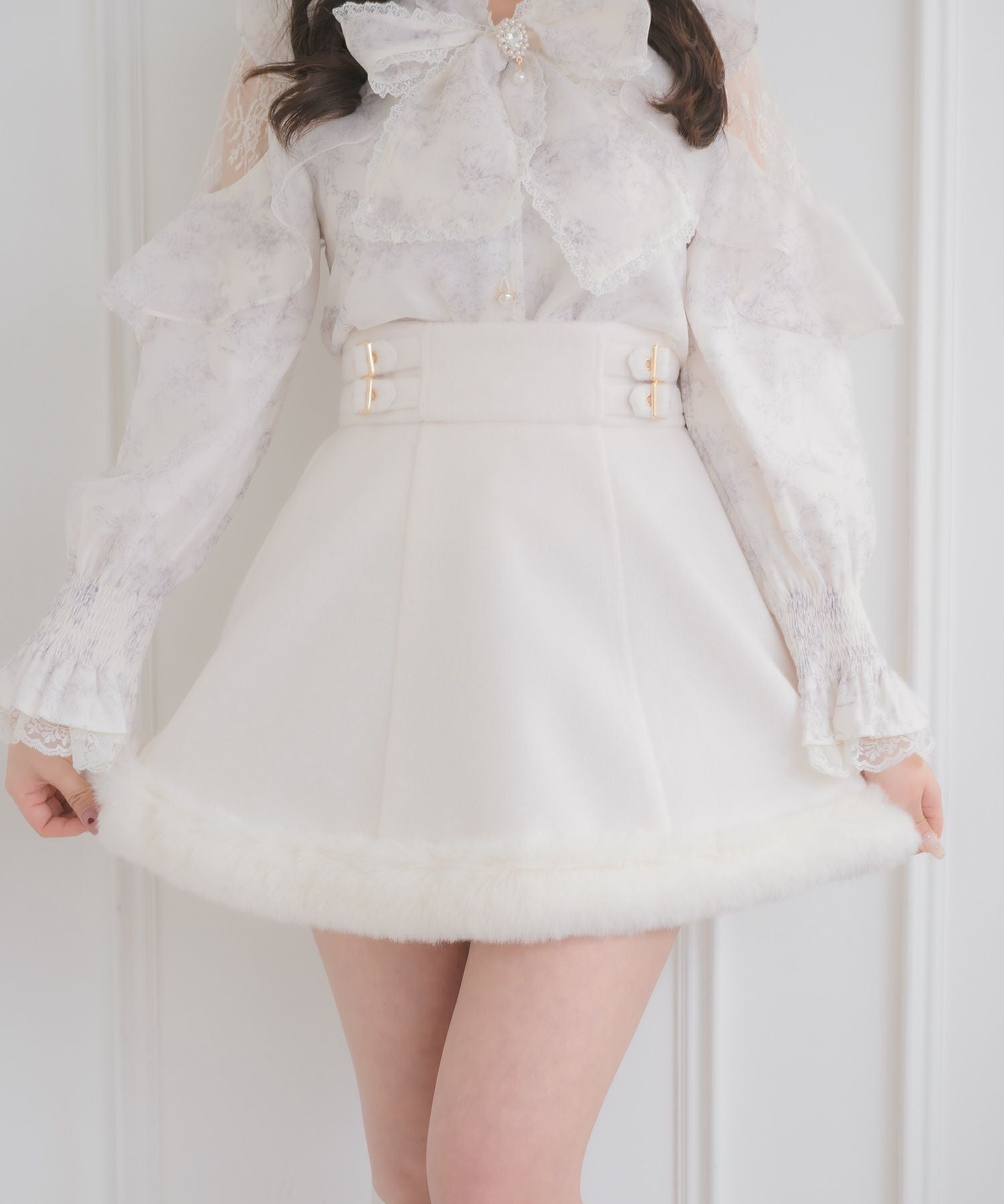 裾ファースカート | Rlab store