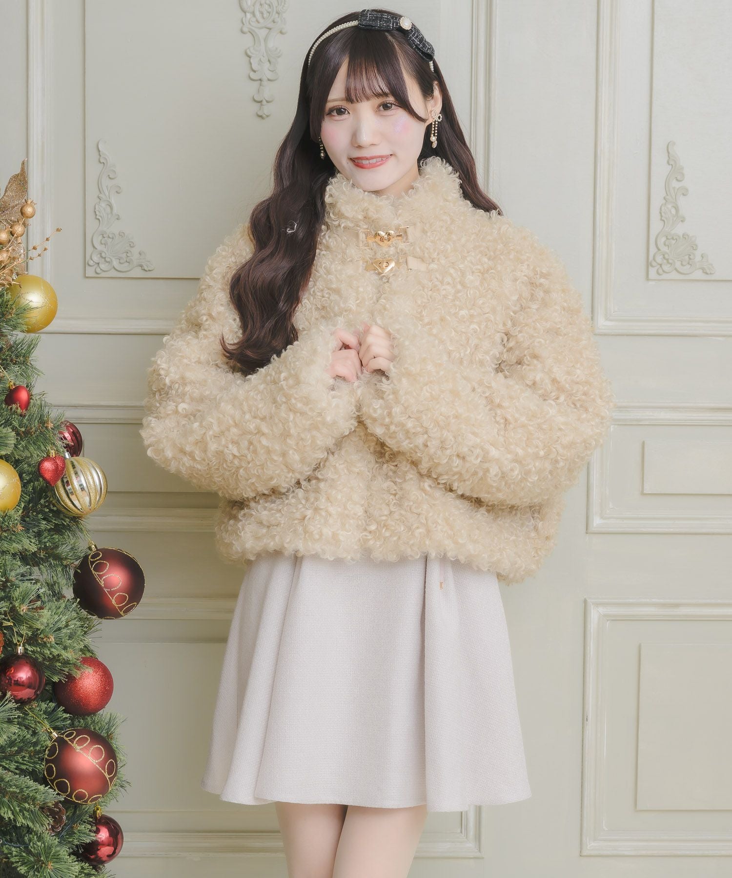 ハートバックルプードルファーコート | Rlab store