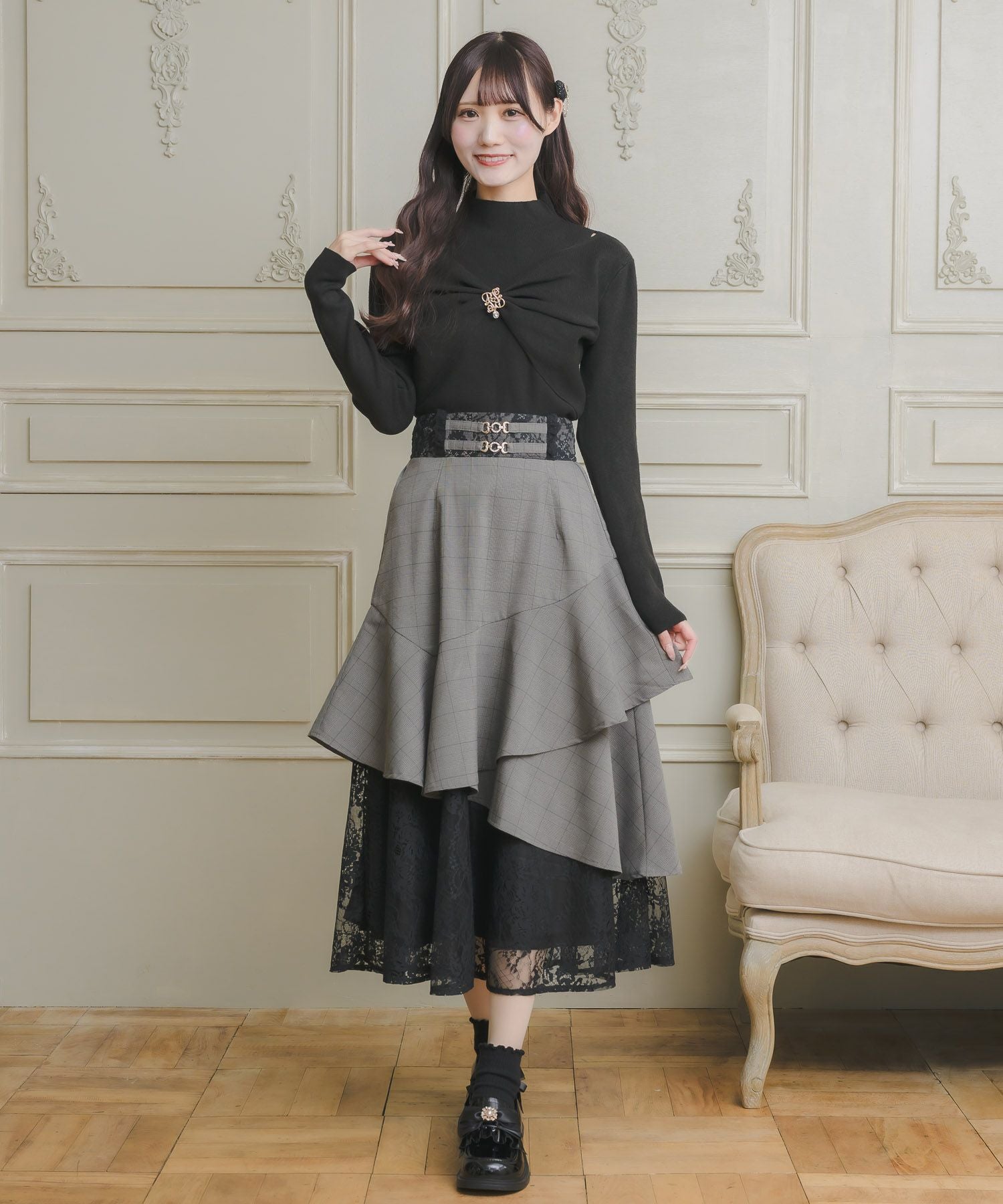 【とまと】ロングスカート　ドレス 楽天市場】ロングスカート 黒 演奏会 マーメイド Iライン スカート