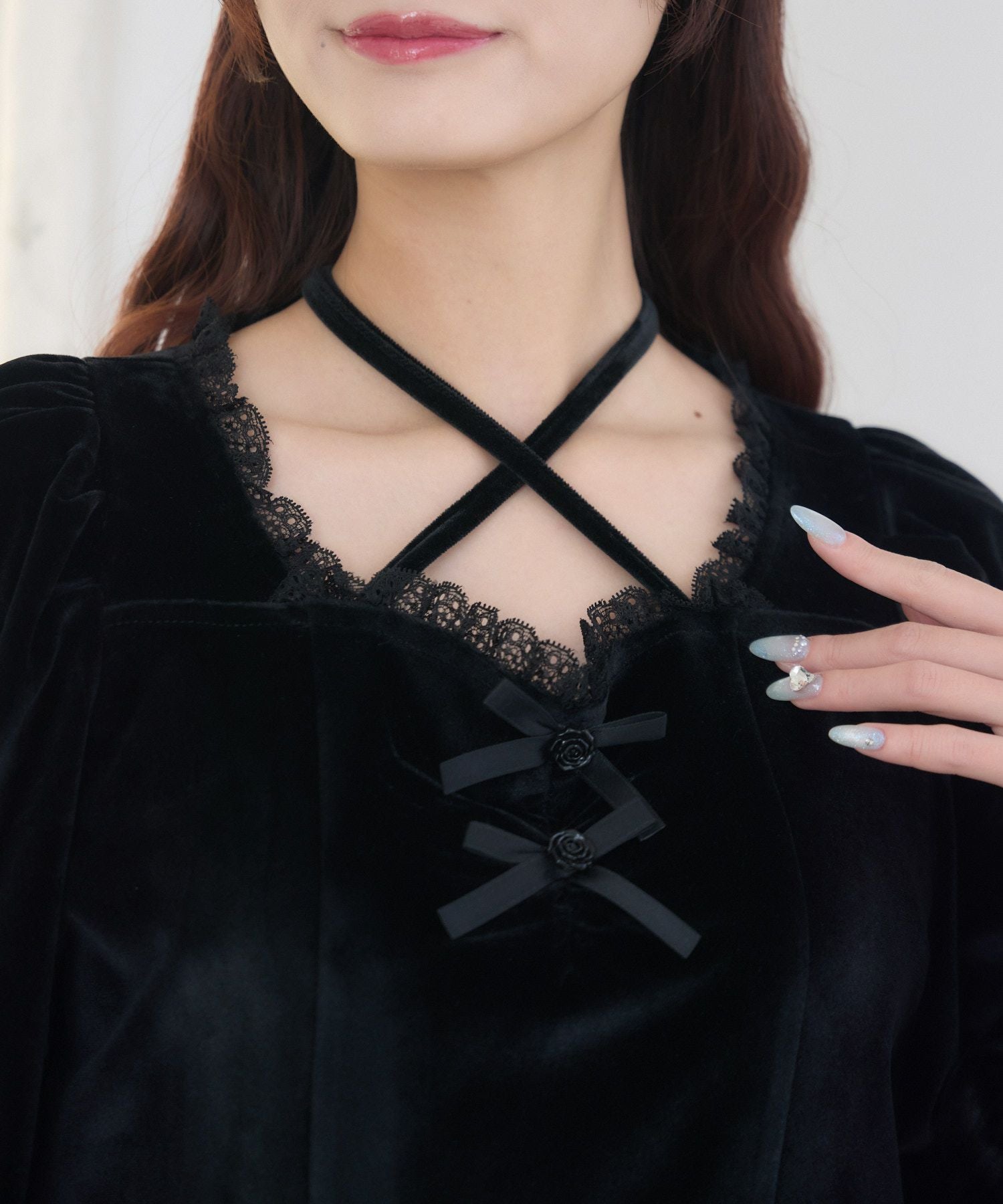 ローズリボンベロアトップス | Rlab store