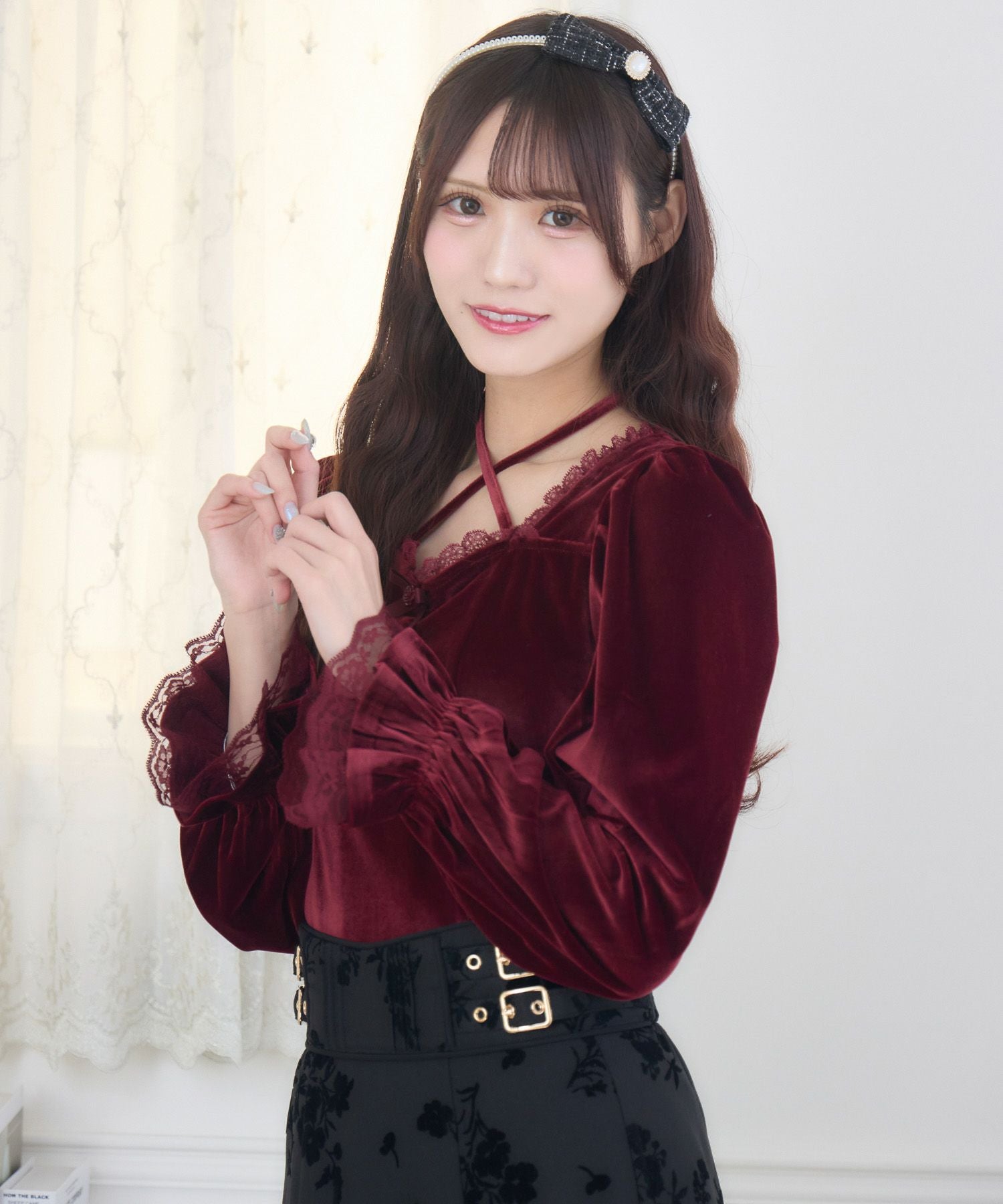 くま子さま専用Leurlogette ベロアリボン トップス leur logette - くま子さま専用Leurlogette ベロアリボン トップスの