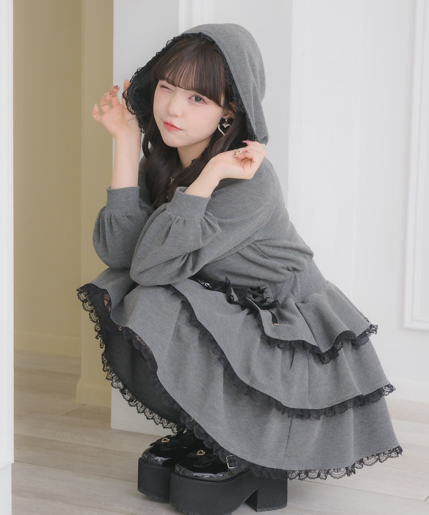 ティアードスウェットワンピース | Rlab store