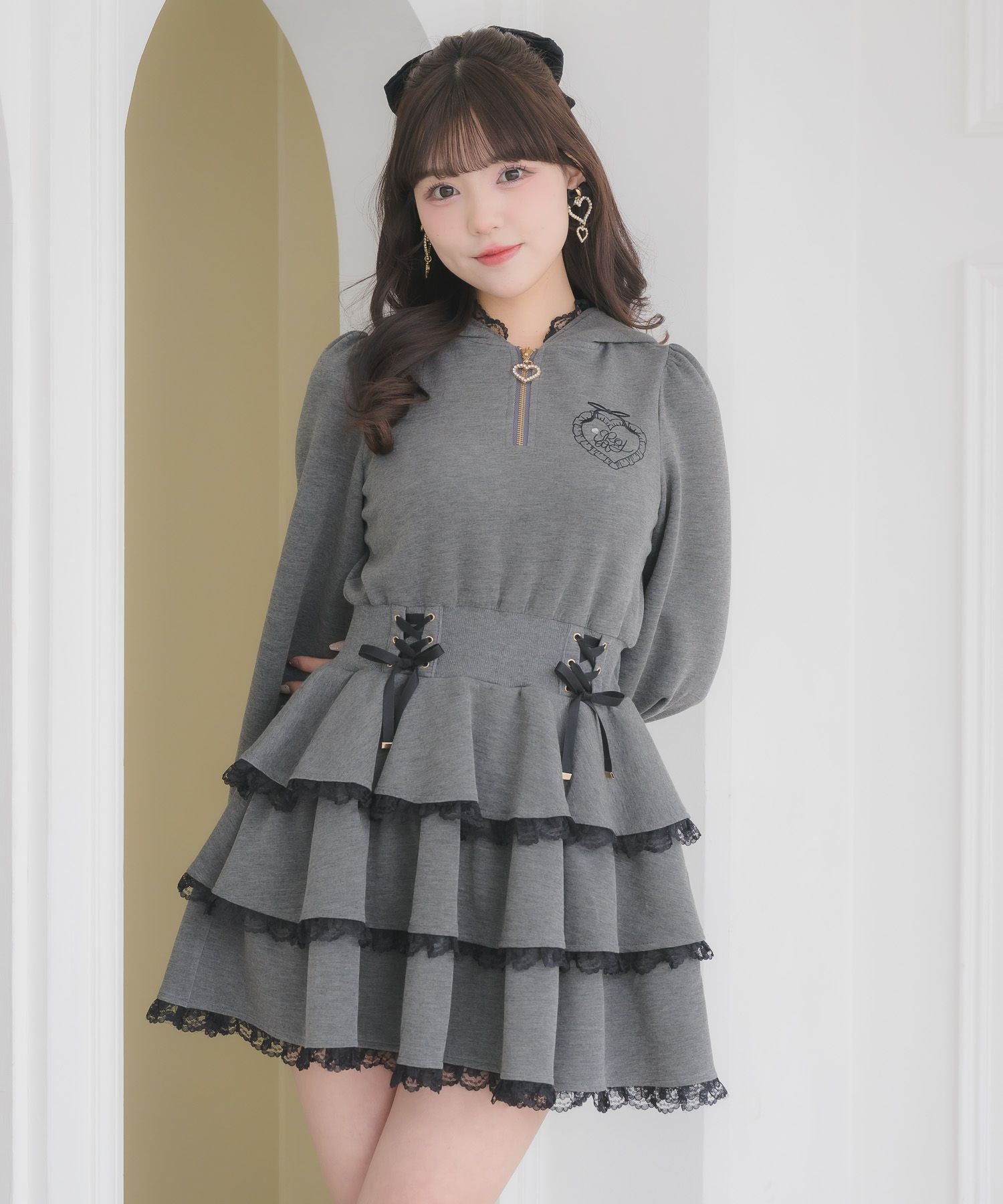 ティアードスウェットワンピース | Rlab store