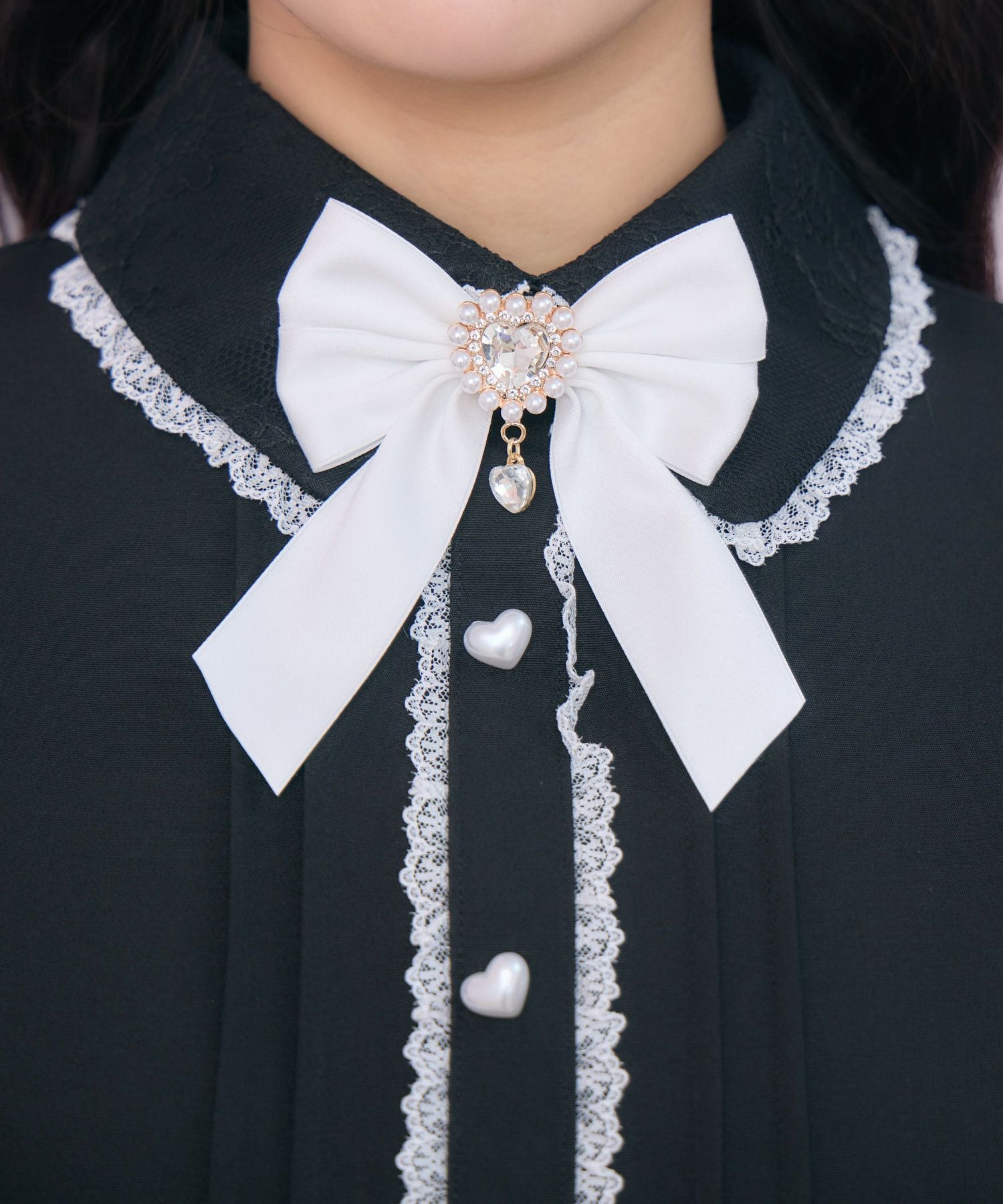 チュールエプロン付きメイドワンピース | Rlab store