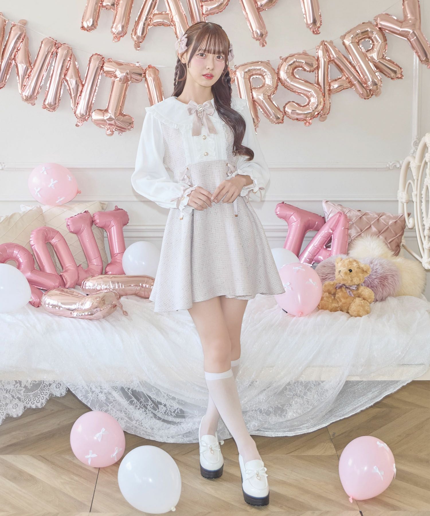 美品♡ROJITA レイヤードラメツイードワンピース ブラック ロジータ ROJITA（ロジータ） ワンピース レースアップラメツイードワンピース