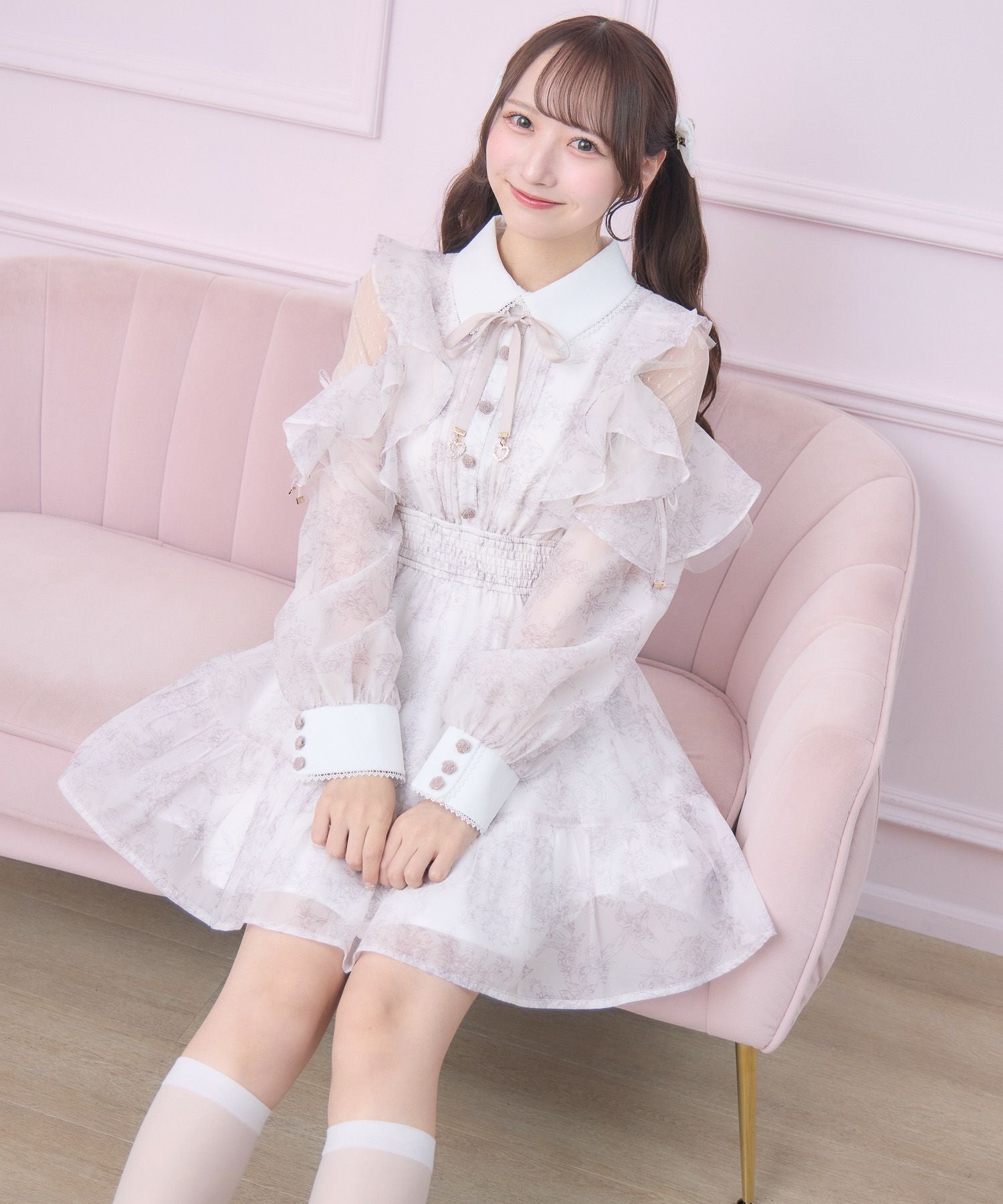 花柄ミニワンピース | Rlab store